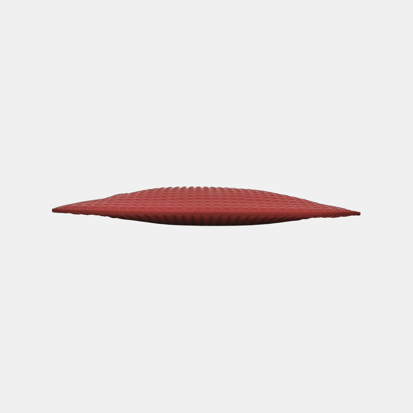 BALENCIAGA Red Cowhide Relief Clutch Bag Silver Hardware-(SKU)-945646608