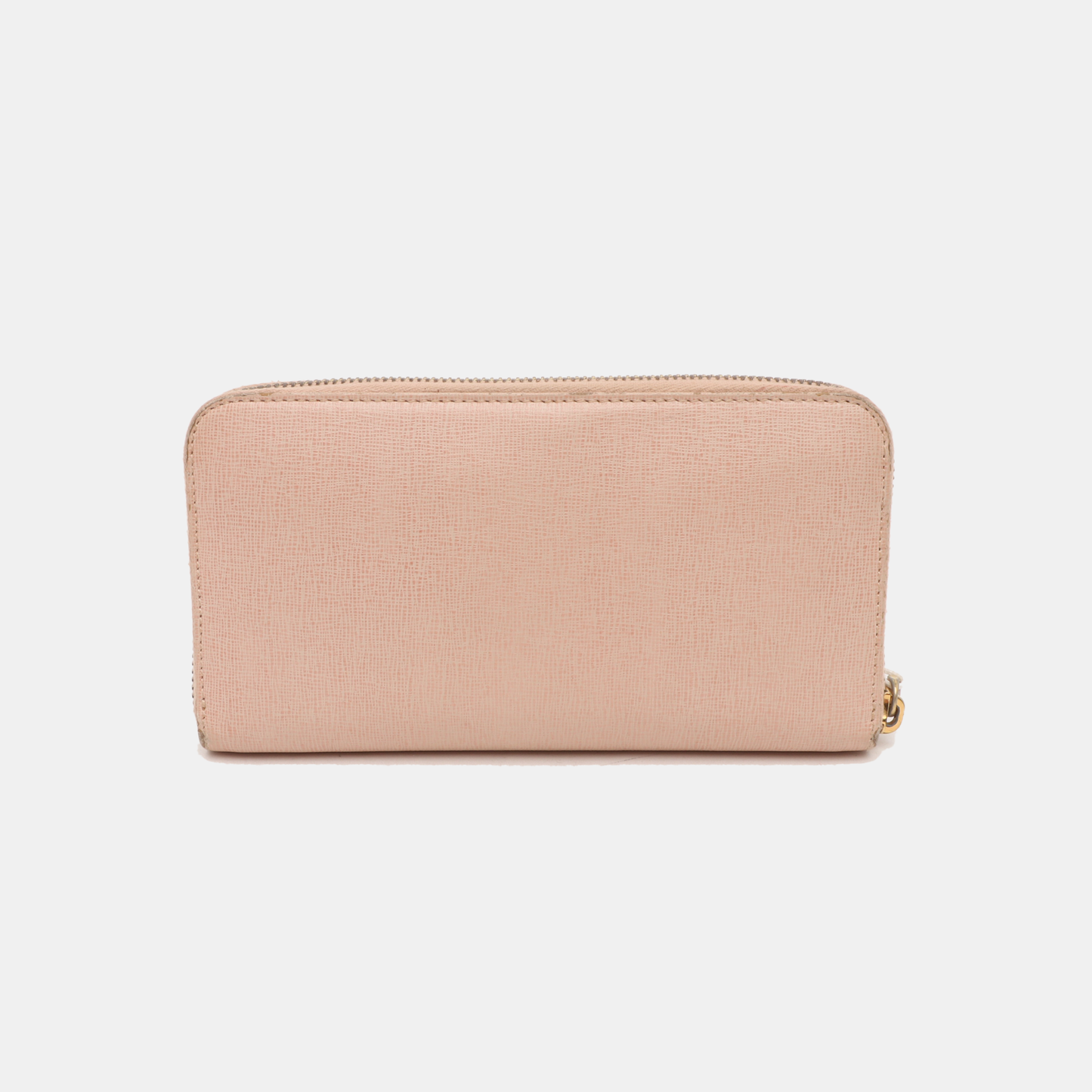 FENDI Pink Cowhide Wallet Golden hardware-(SKU)-931312334