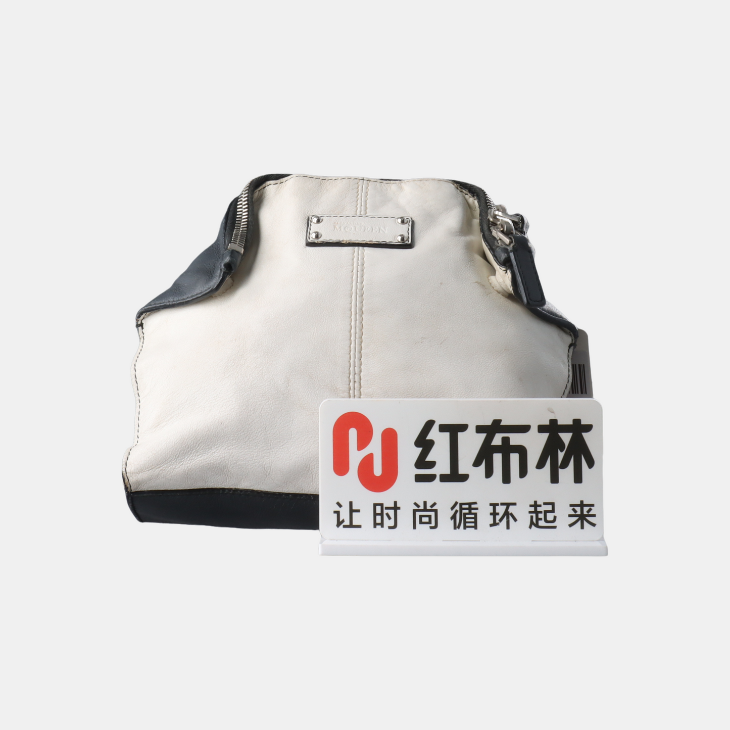 Alexander McQUEEN Tote bag White Cow Leather Handbag Silver Hardware-(SKU)-12290962