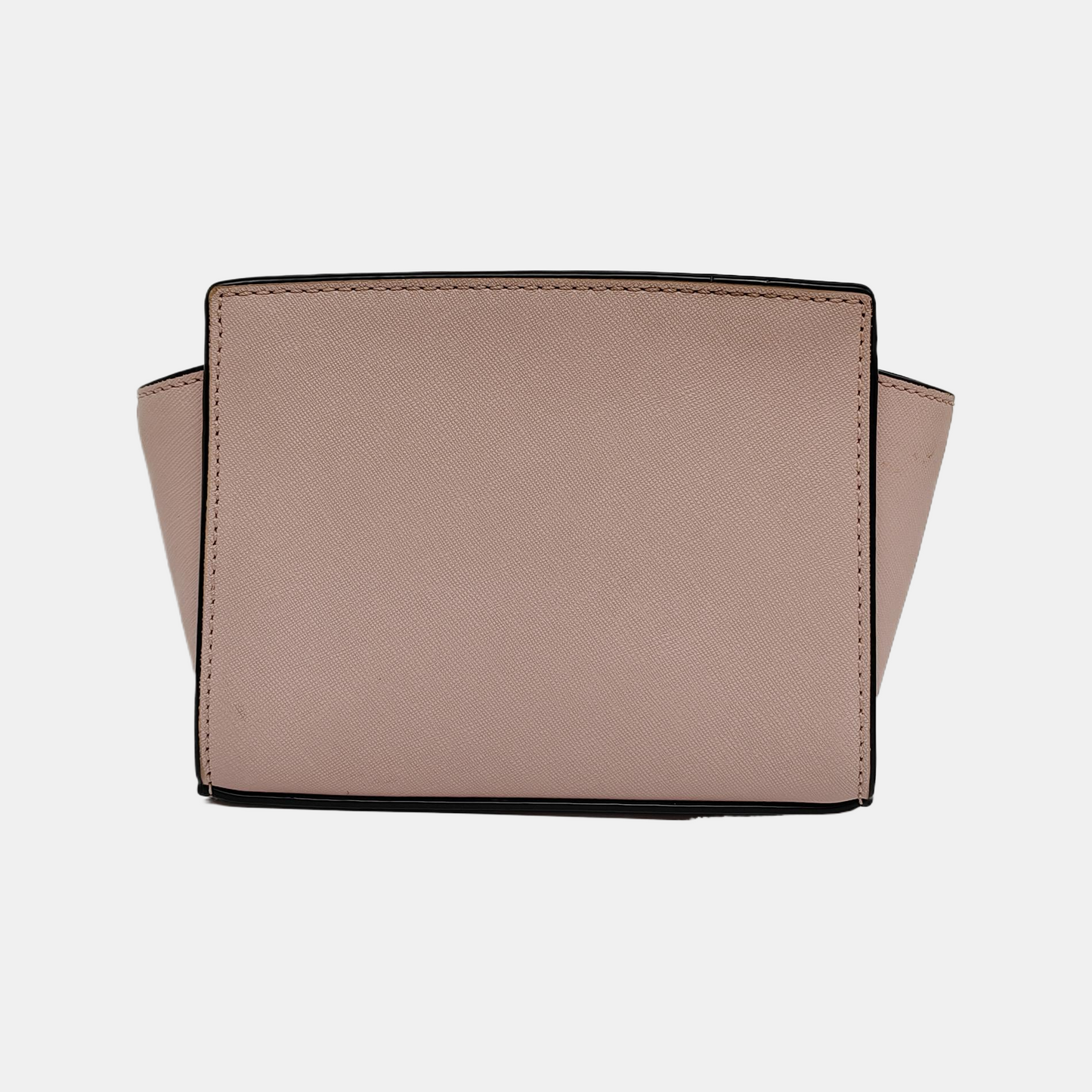 MICHAEL KORS Selma Extra Small Pink Cowhide Embossed Single Shoulder Bag Crossbody Golden hardware Removable shoulder strap-(SKU)-941505944