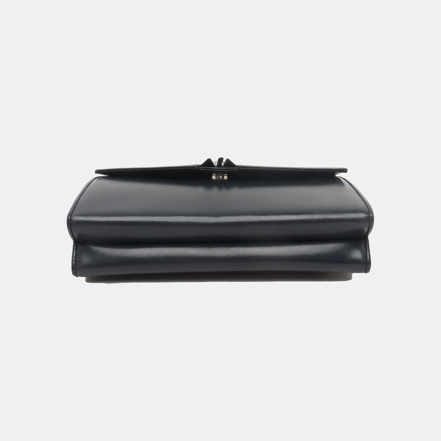 GUCCI Dark blue cowhide shoulder bag Silver Hardware-(SKU)-933996444