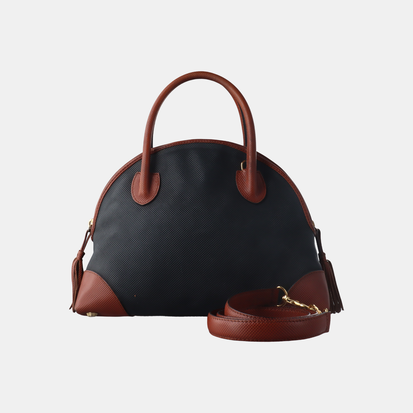 BOTTEGA VENETA BV Swoop Black Special Material Shoulder Bag Golden hardware Vintage model Removable shoulder strap-(SKU)-14221488