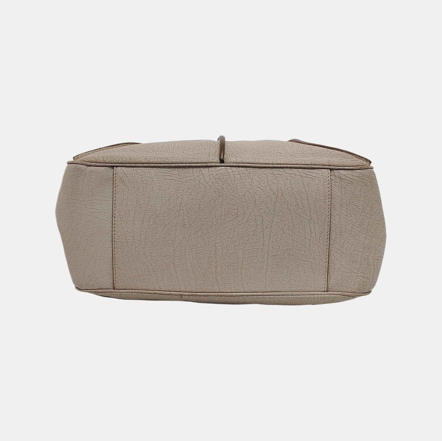 CELINE Tote bag Beige Leather Single Shoulder Bag Golden hardware-(SKU)-945409700