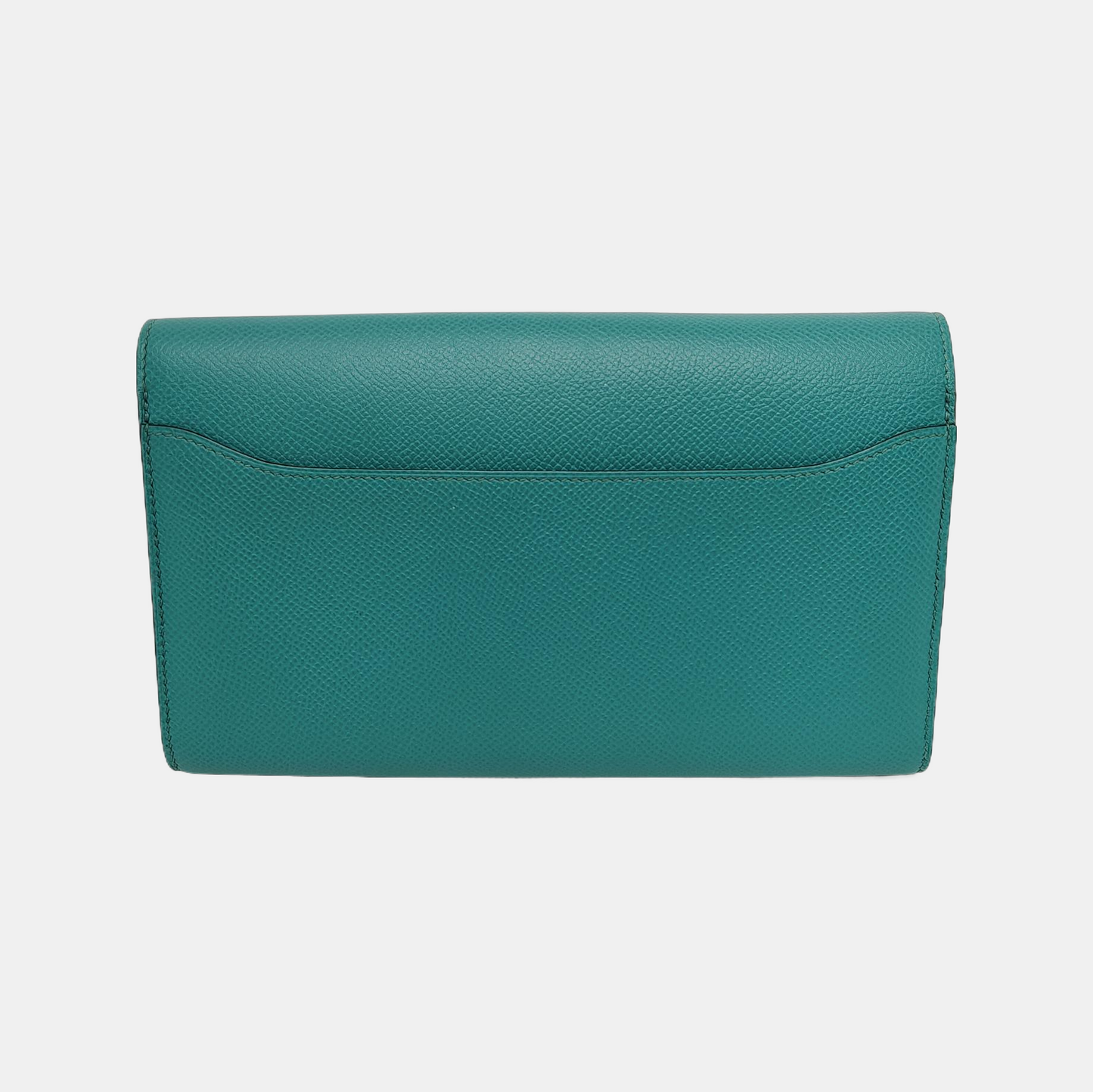 HERMÈS Constance Verona Green Epsom Calfskin Wallet, Green Hardware, A-(SKU)-945960942
