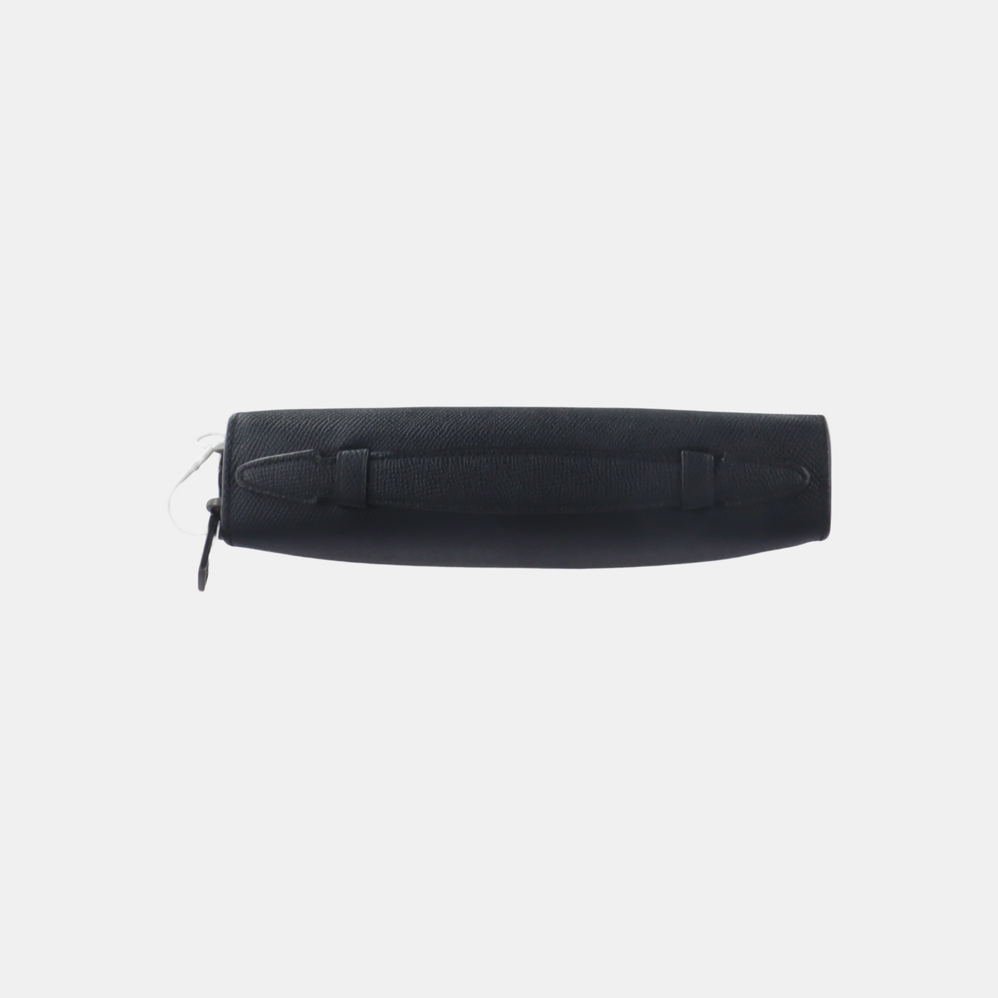 COACH Black Leather Clutch Black hardware Vintage model-(SKU)-931190990