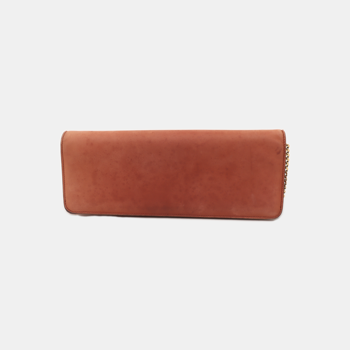 GUCCI Brick Red Cowhide Crossbody Bag Golden hardware Removable shoulder strap-(SKU)-935412398
