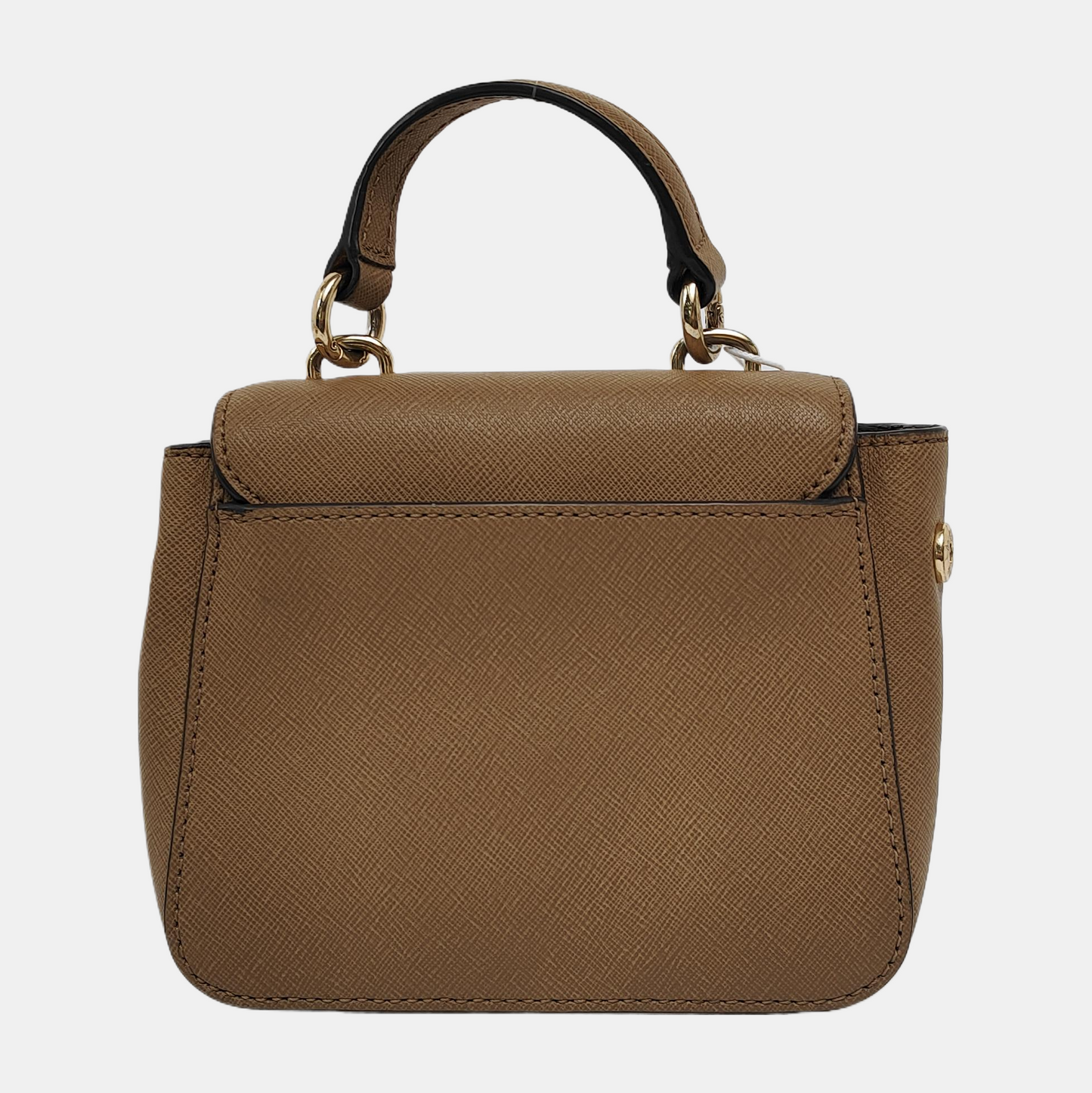 MICHAEL KORS Small size Khaki Leather Embossed Crossbody Bag, Handbag, Shoulder Bag Golden hardware Removable shoulder strap-(SKU)-940776973