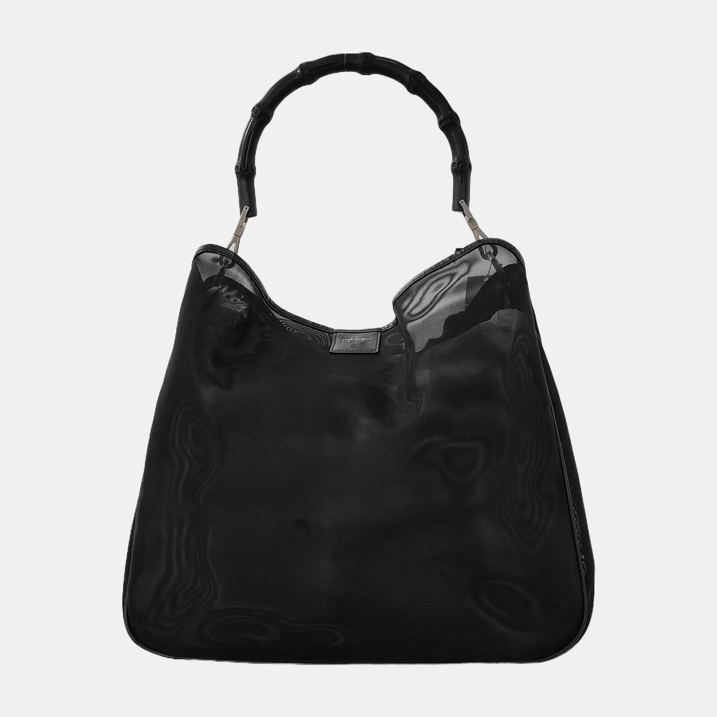 GUCCI Tote bag Black Special Material Bamboo Handle Bag Tote Bag Ruthenium color hardware Sub-bag-(SKU)-941712456