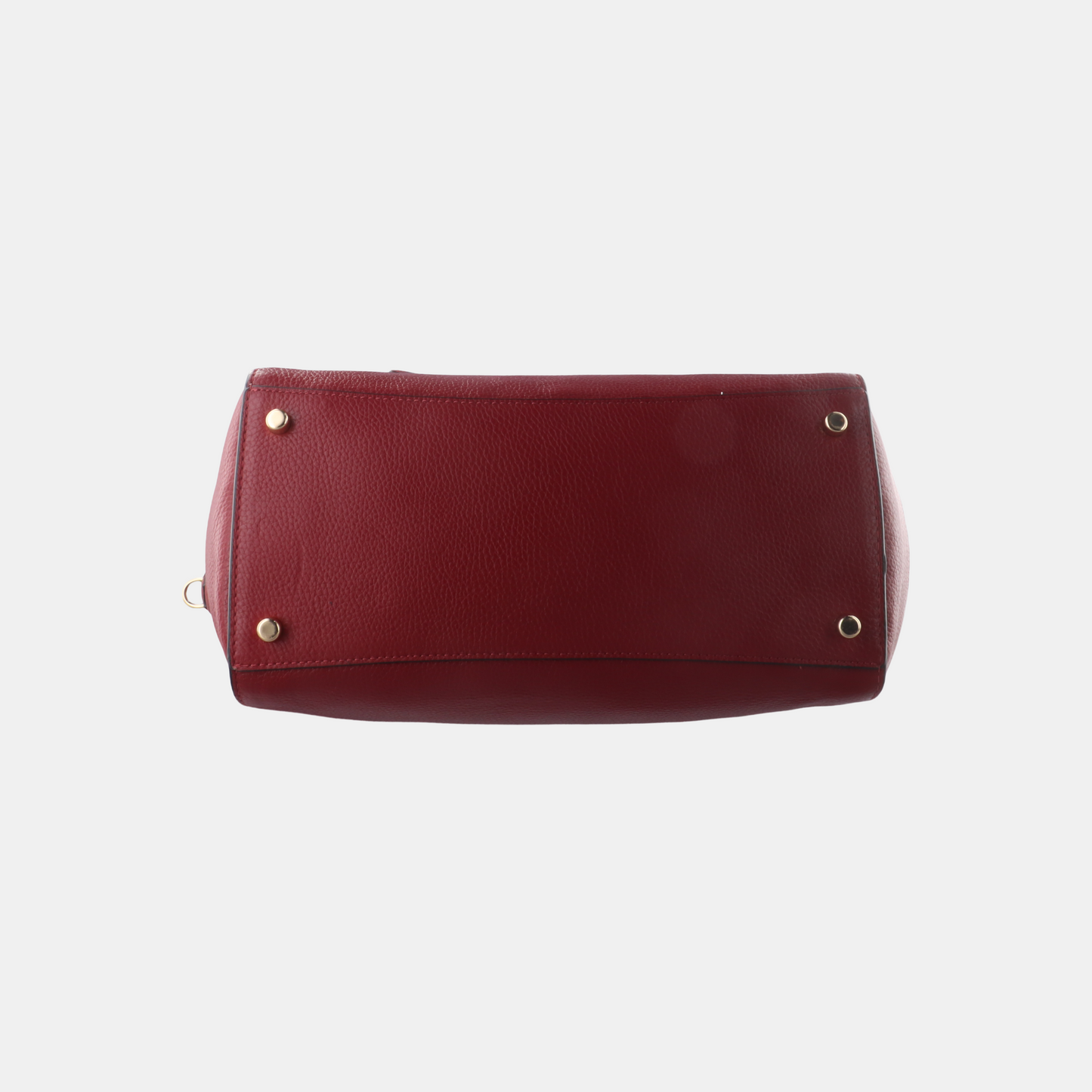 COACH PRAIRIE Red Leather Carriage Single Shoulder Bag Golden hardware Removable shoulder strap-(SKU)-14428305