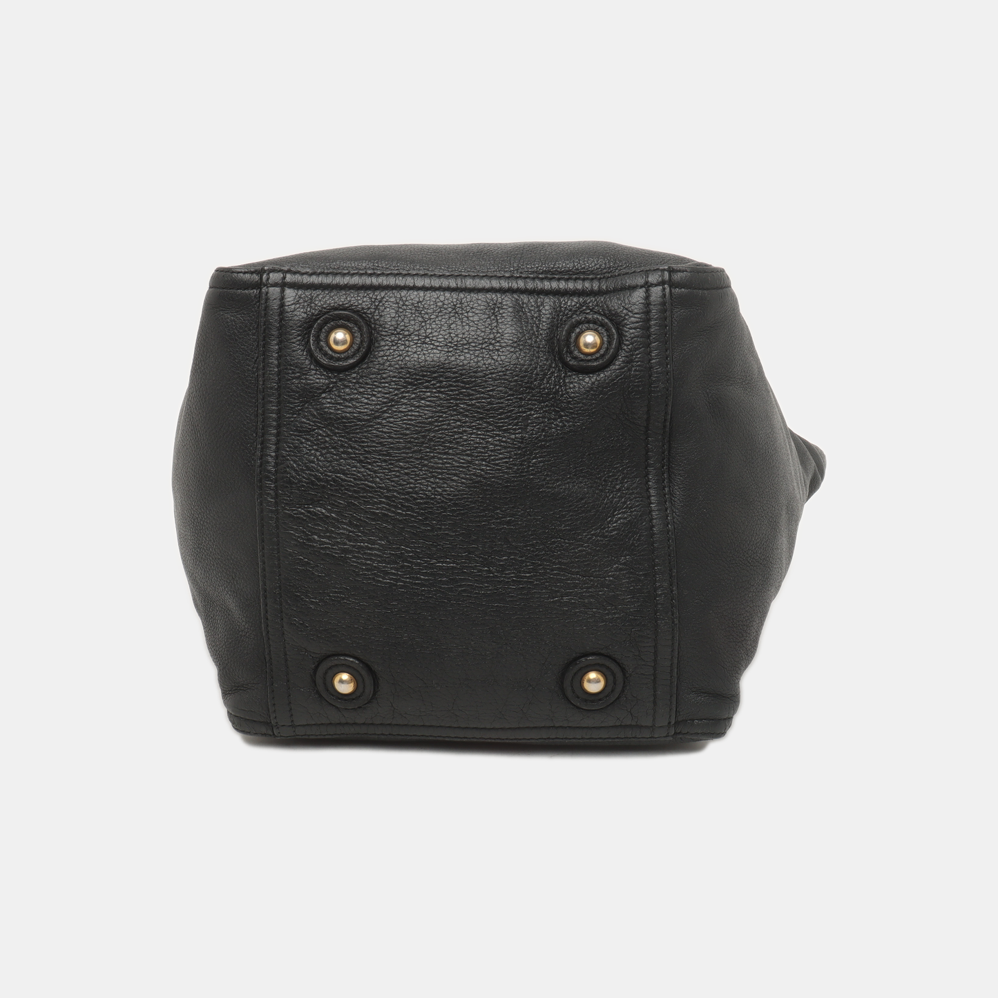 YSL DOWNTOWN CABASBlack Leather Single Shoulder Bag-(SKU)-939374057