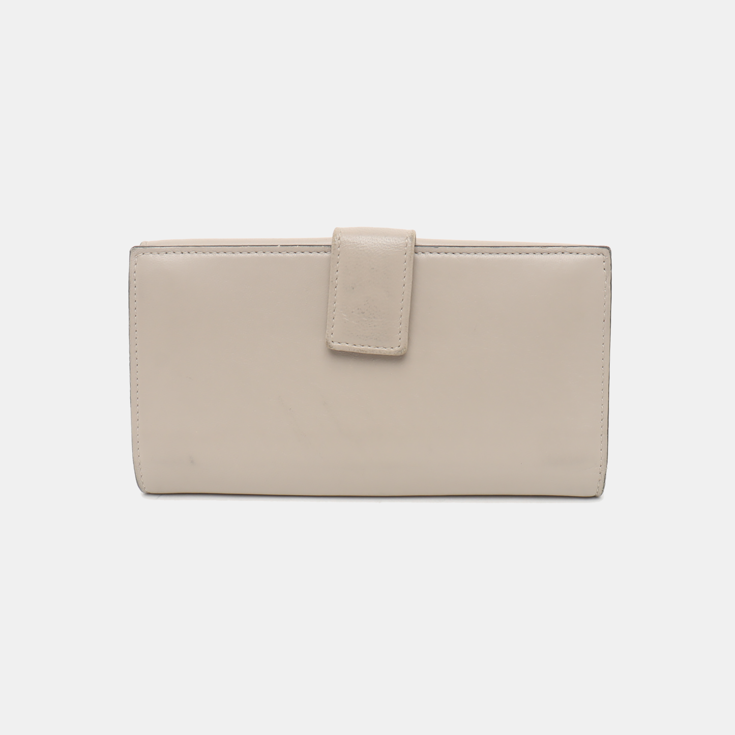 Alexander McQUEEN Gray Sheepskin Wallet Golden hardware-(SKU)-936688253