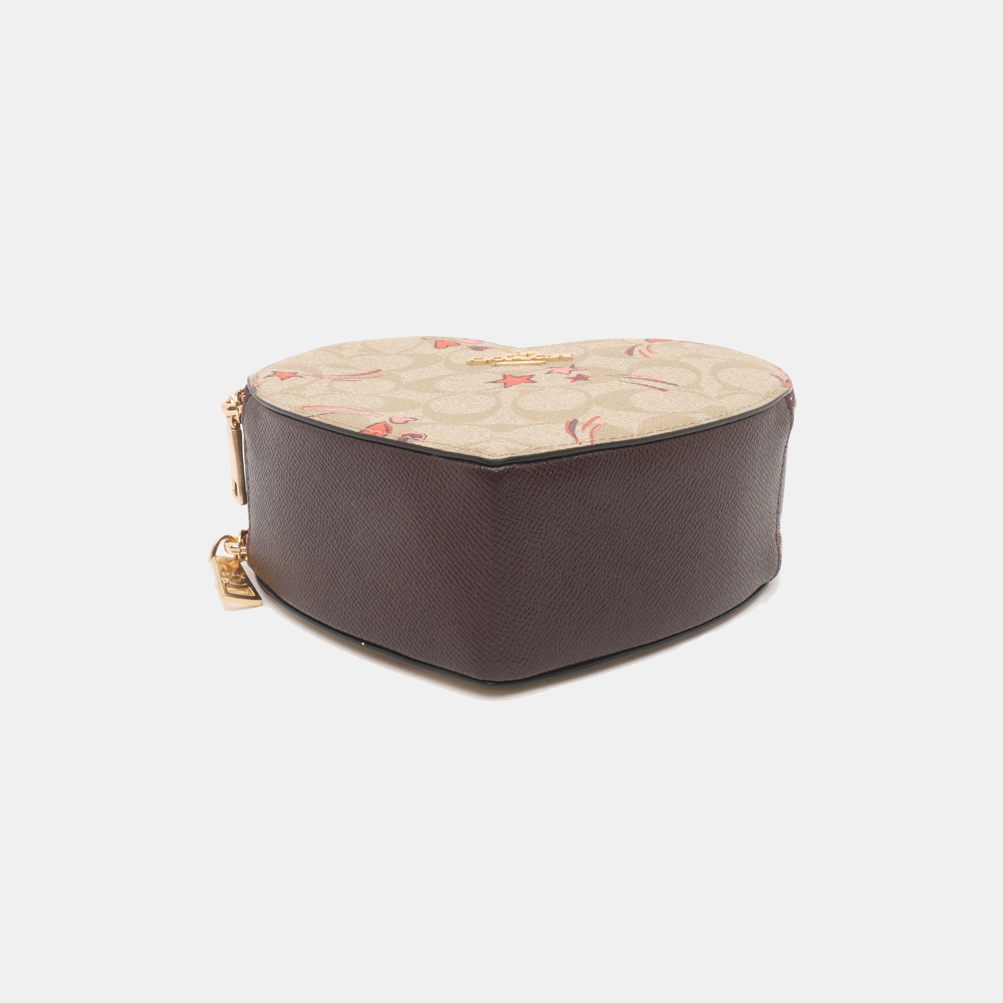COACH Khaki Coated Canvas Monogrammed Jacquard Single Shoulder Bag Crossbody Tote Golden hardware Removable shoulder strap-(SKU)-934853353