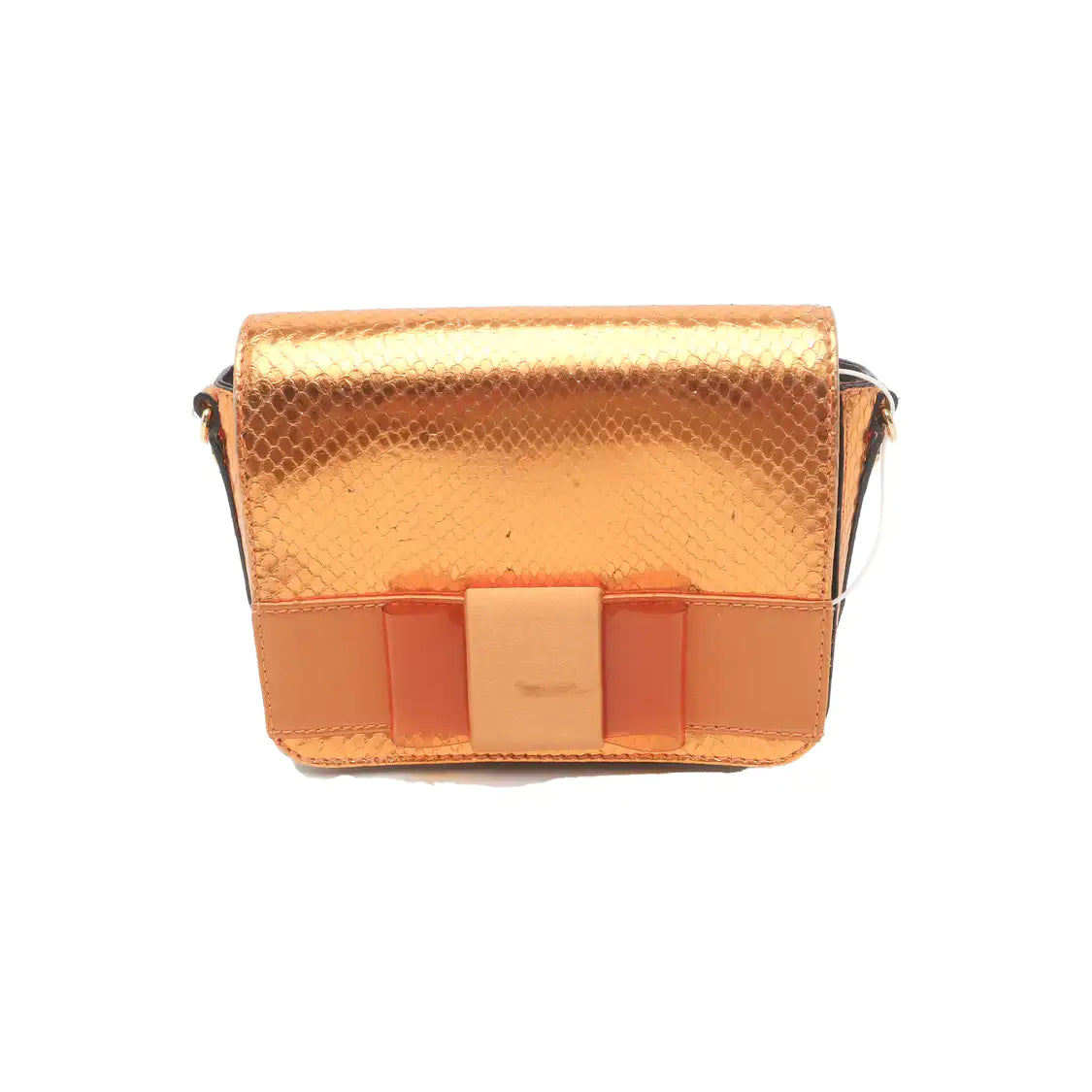 BURBERRY Golden Cowhide Sling Bag Single Shoulder Bag Golden hardware Removable shoulder strap-(SKU)-939200575