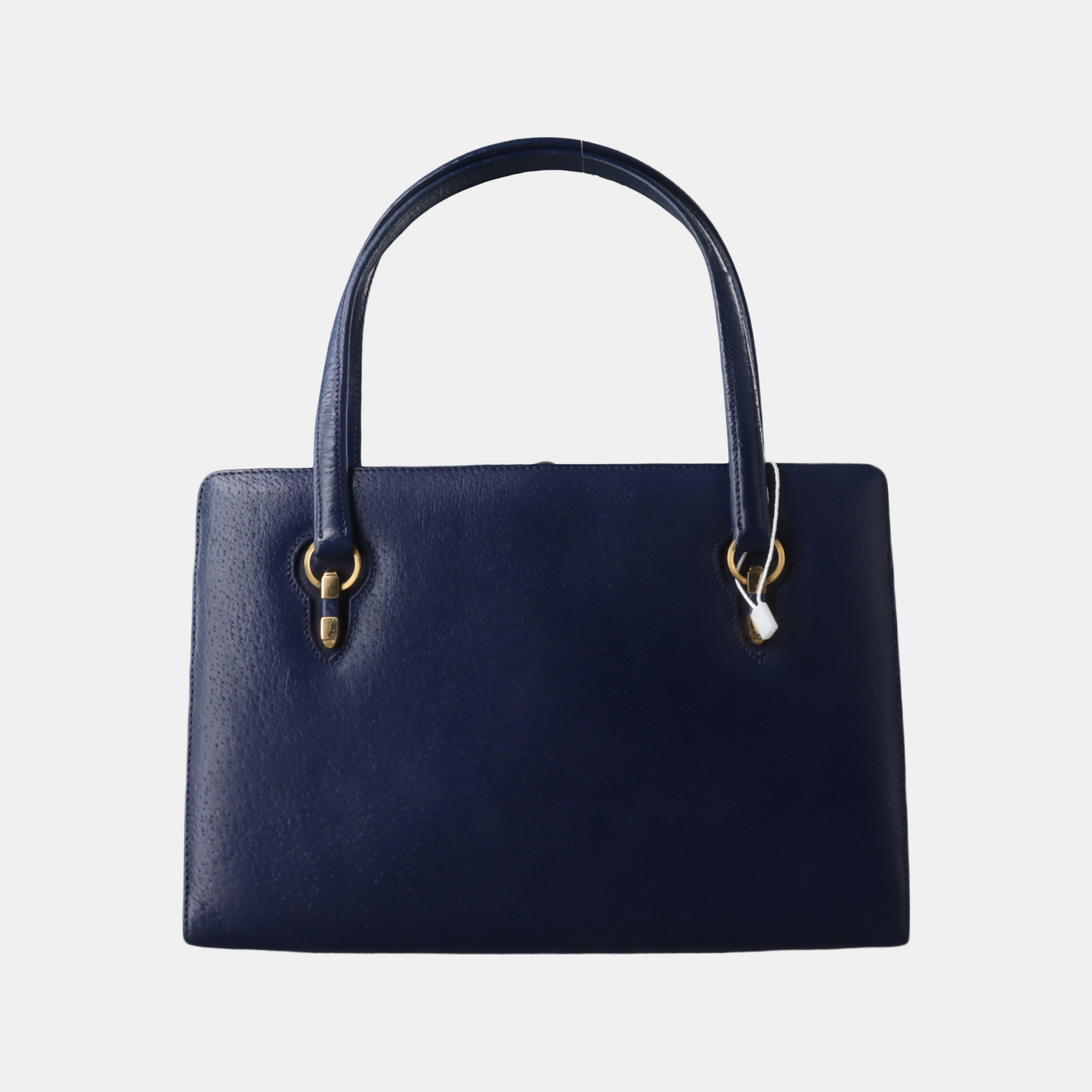 GUCCI Tote bag Blue Leather Tote Bag Golden hardware Vintage model-(SKU)-12936029