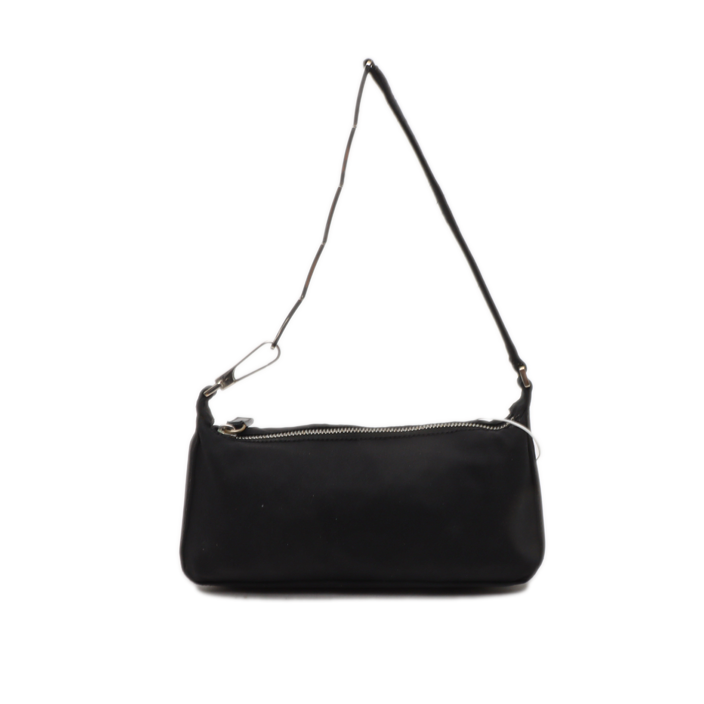 FENDI Black fabric handbag Silver Hardware-(SKU)-14425389