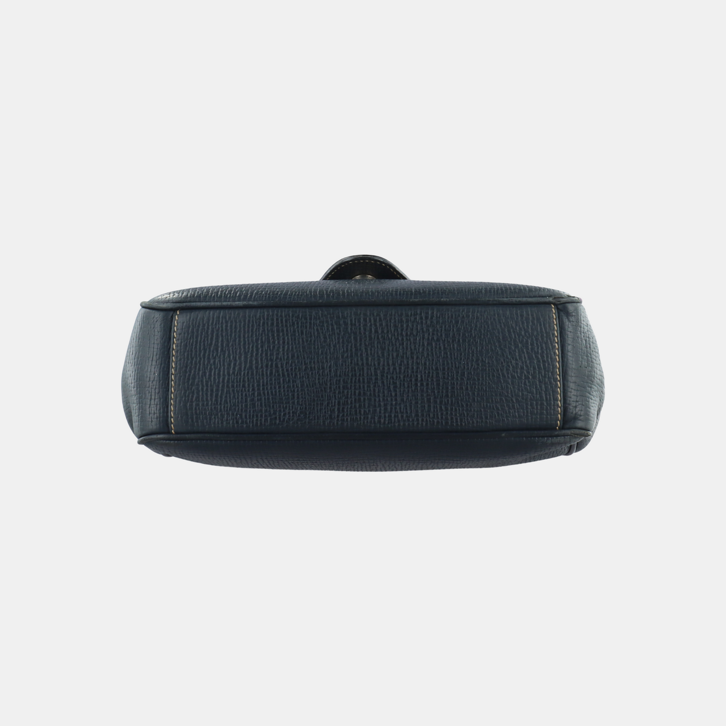LOEWE Barcelona Dark Blue Cowhide Single Shoulder Bag Crossbody Bag Golden hardware-(SKU)-932491494