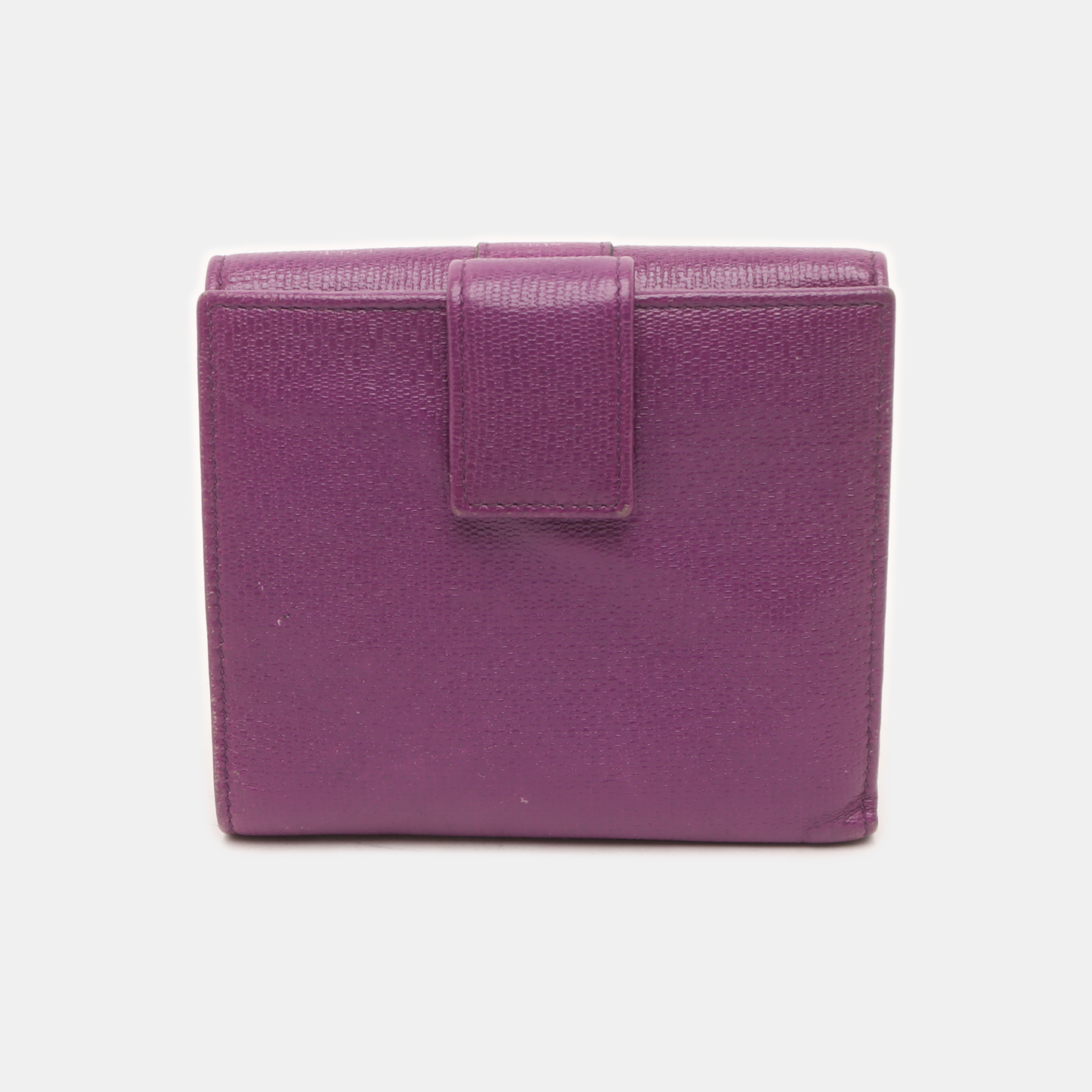 YSL CHYC Y LIGNE Super mini Purple Leather Embellished Clutch Golden hardware-(SKU)-929803684
