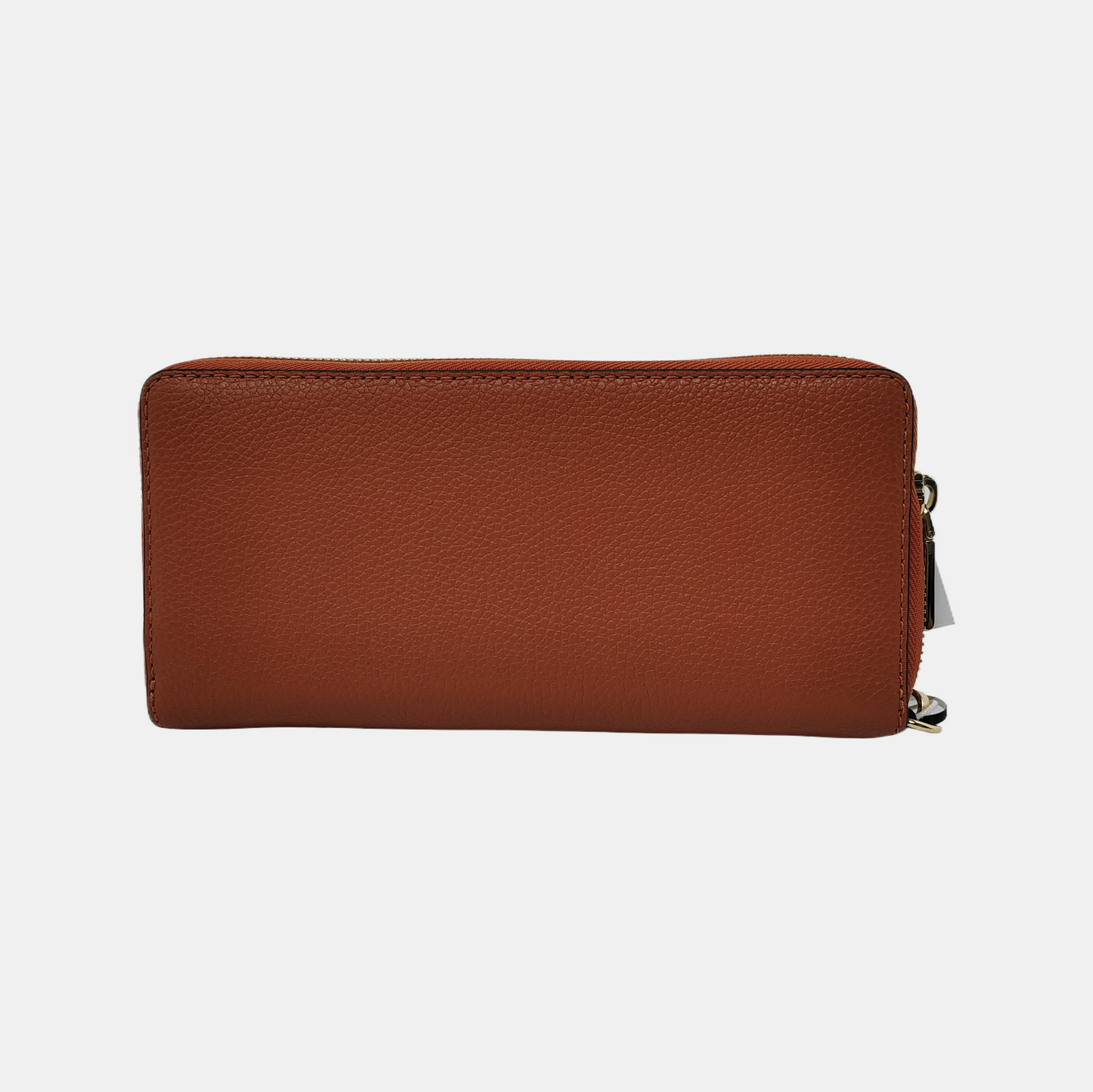 MICHAEL KORS Mercer Orange Cowhide Wallet Golden hardware-(SKU)-943455546