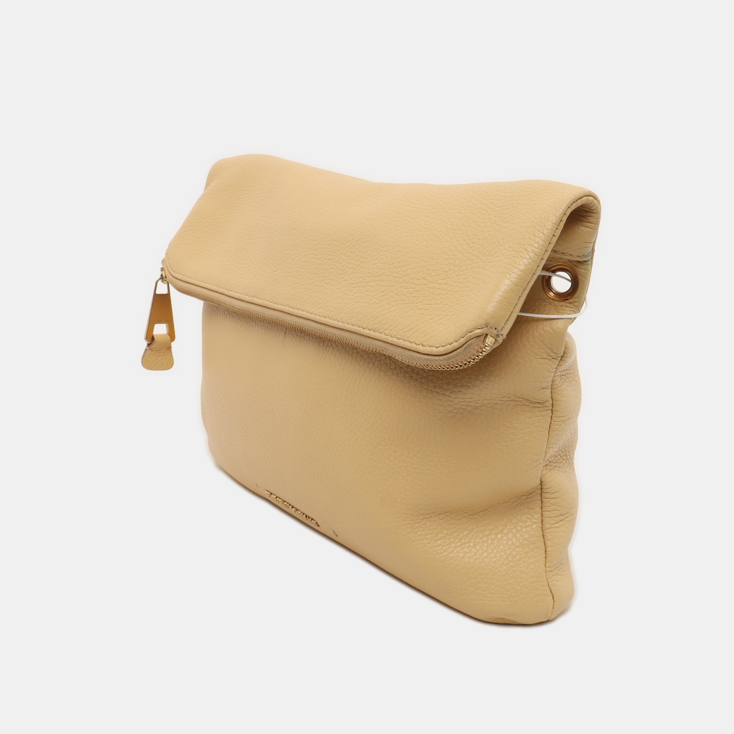 EMPORIO ARMANI Khaki Calf Leather Crossbody Shoulder Bag Golden hardware Removable shoulder strap-(SKU)-933628444
