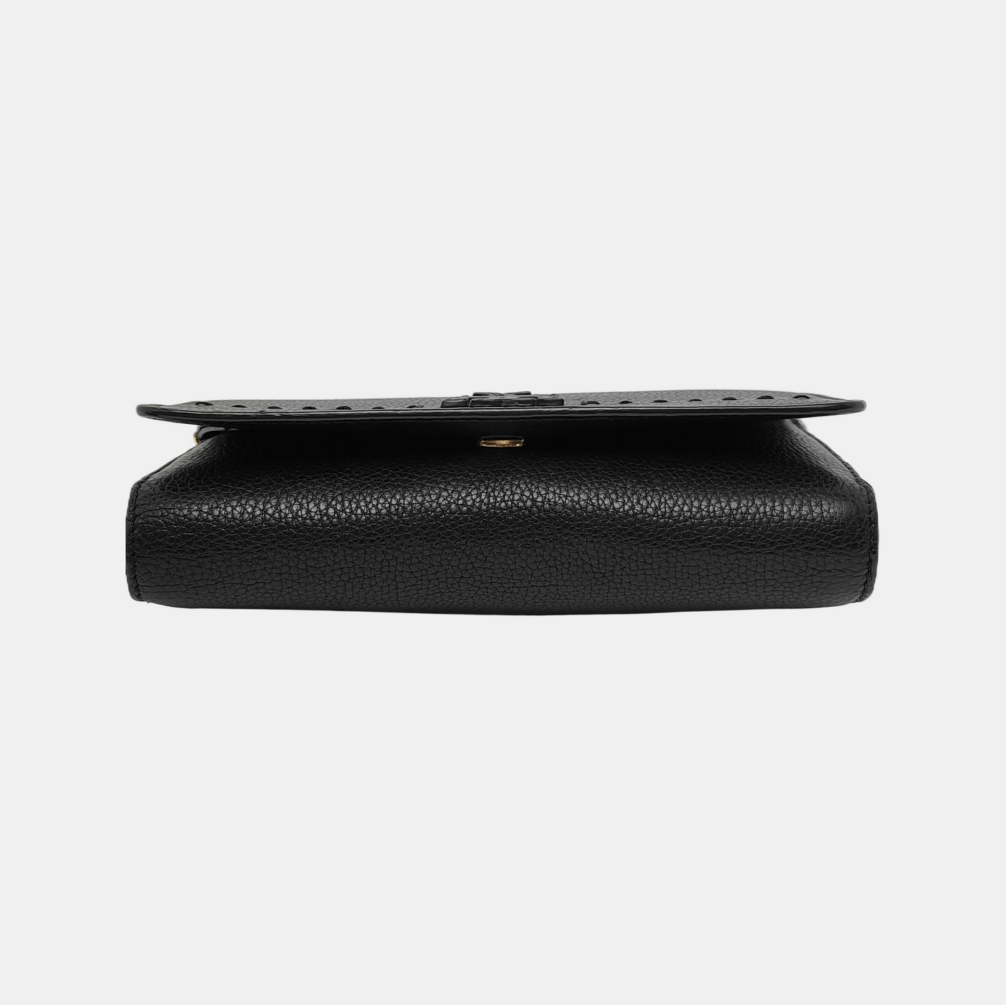 TORY BURCH Taylor Black leather crossbody bag handbag Golden hardware Removable shoulder strap-(SKU)-940612898