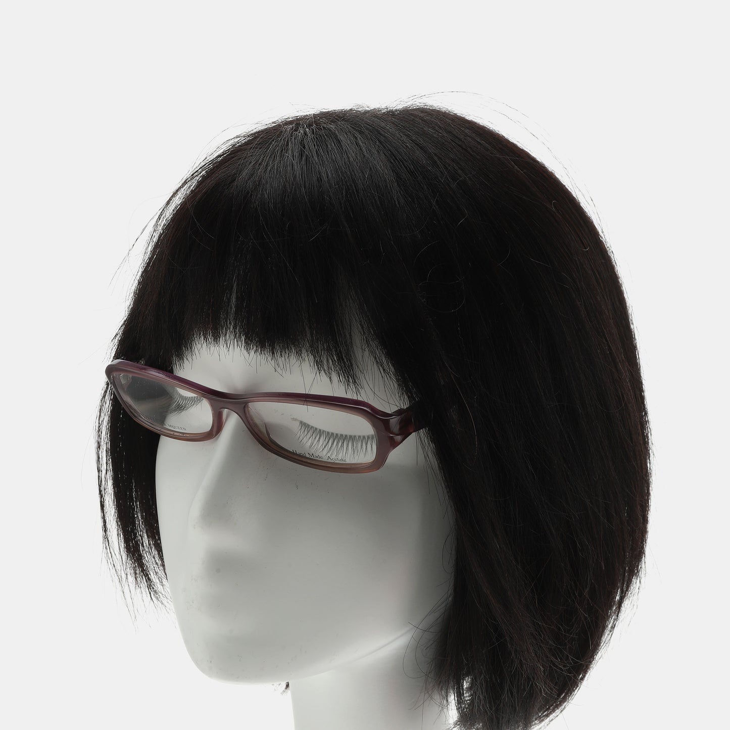 Alexander McQUEEN Purple Synthetic Plain Glasses-(SKU)-14499191