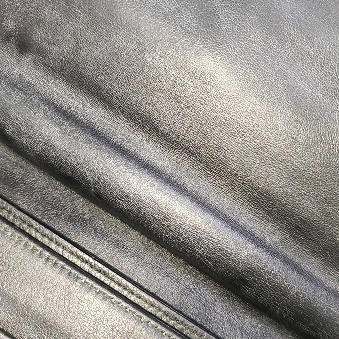FERRAGAMO Sofia Black cowhide tote bag Silver Hardware-(SKU)-14082748