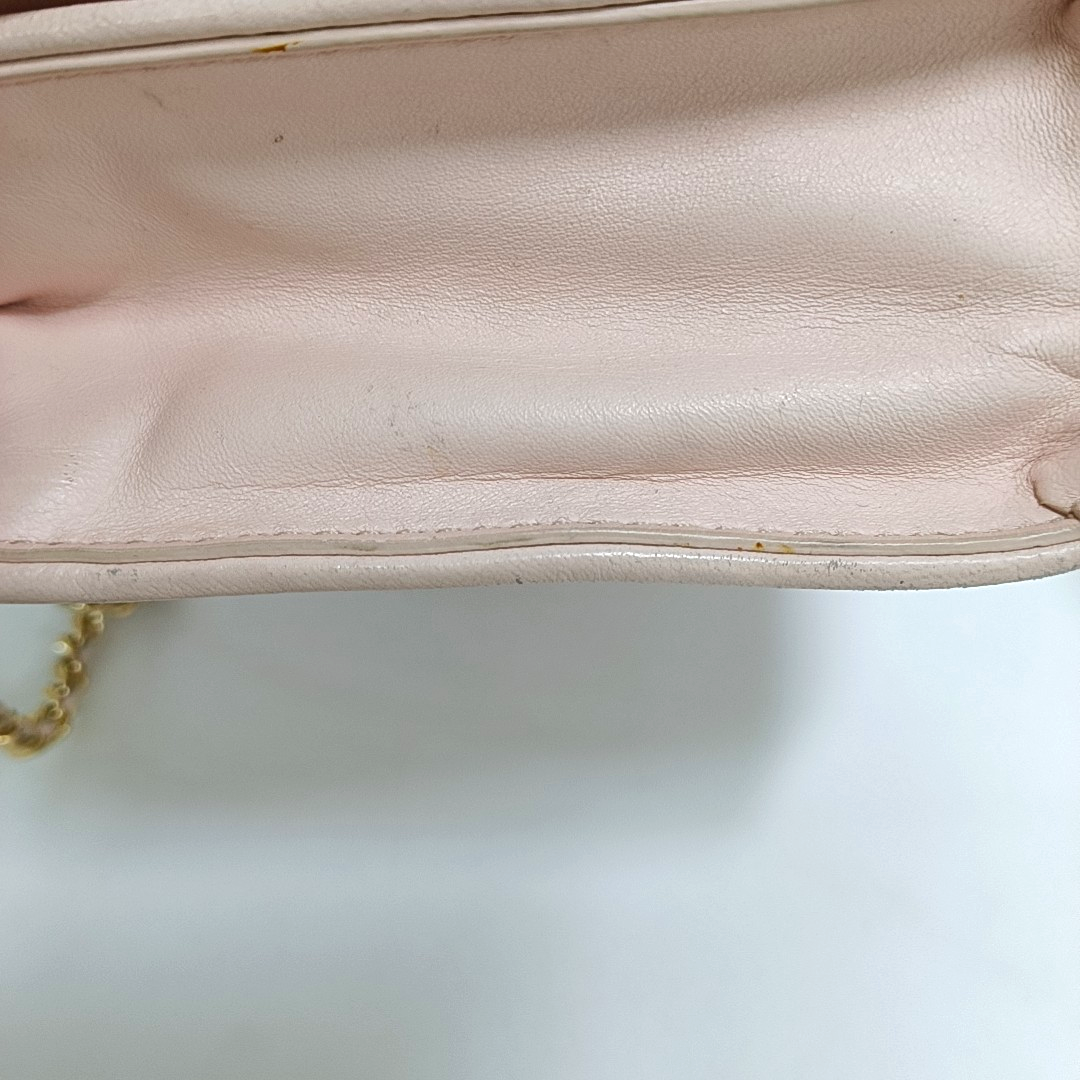 TORY BURCH Fleming Small size Pink Sheepskin Quilted Crossbody Bag Single Shoulder Bag Golden hardware-(SKU)-942795679