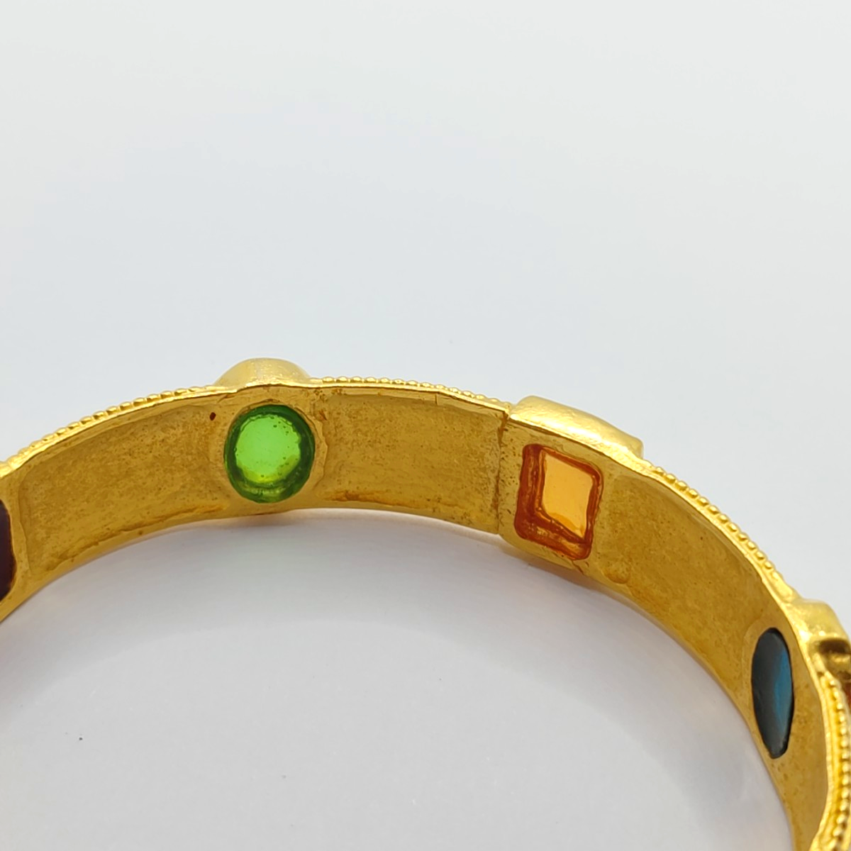 FERRAGAMO Gold Alloy Crystal Encrusted Bracelet Perimeter21cm-(SKU)-939045441