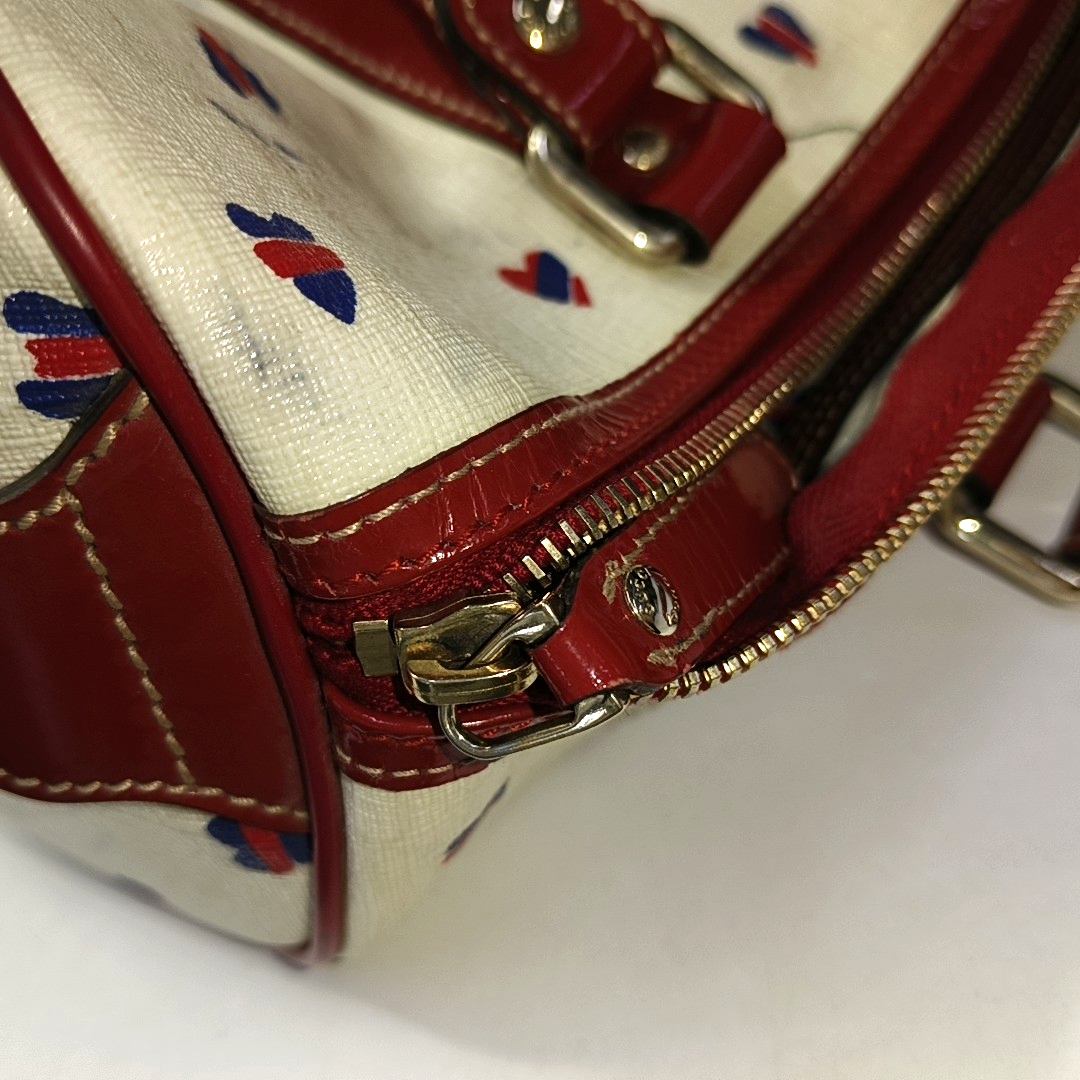 GUCCI Joy Beige Coated Canvas Printed Tote Bag Golden hardware-(SKU)-955096303