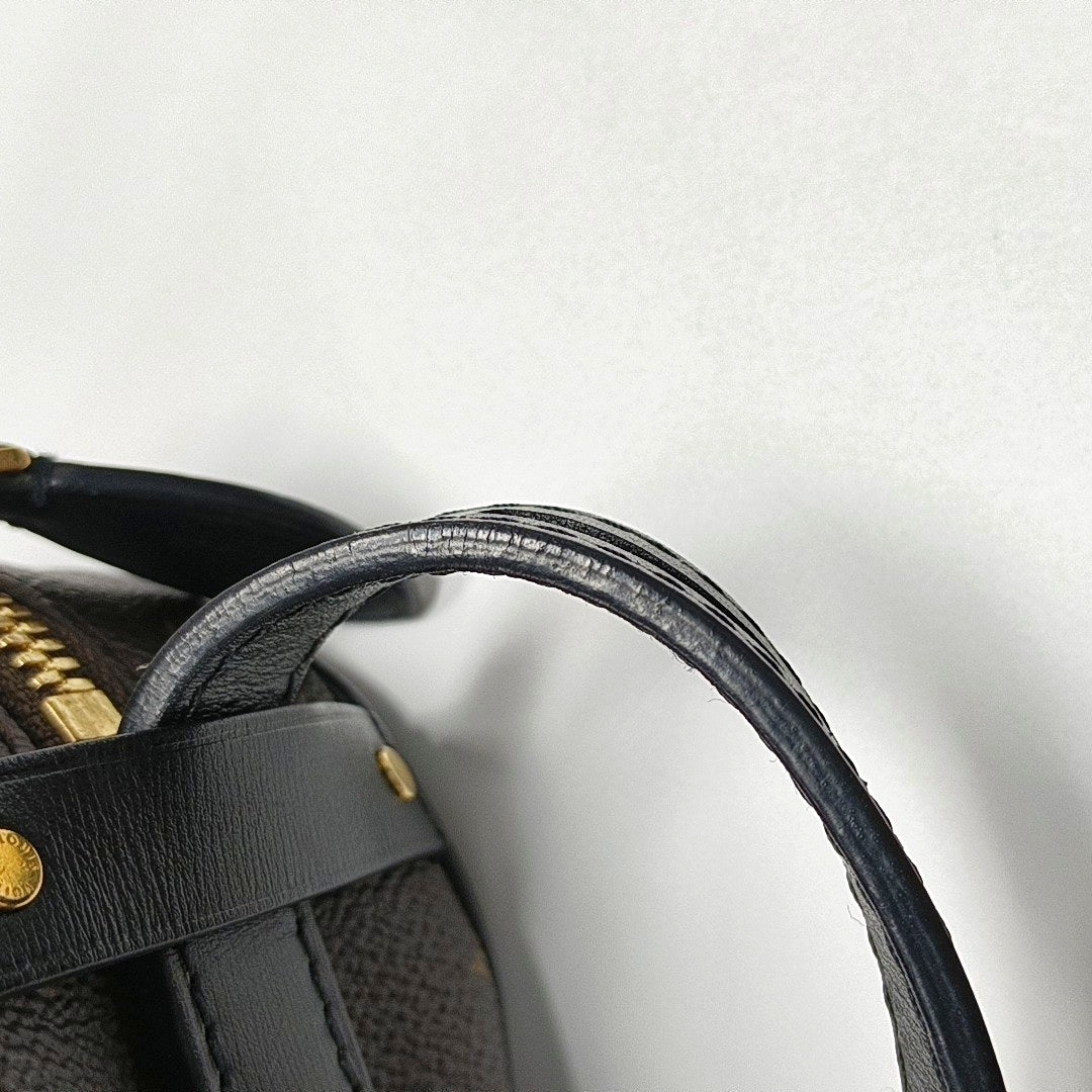 LOUIS VUITTON GAME ON Brown Coated Canvas Monogram Single Shoulder Bag Tote Bag Crossbody Bag Golden Hardware-(SKU)-970765568