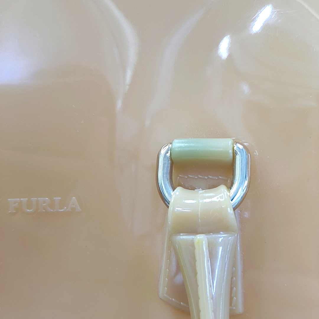 FURLA Candy Large size Brown special material handbag Golden hardware-(SKU)-944064333