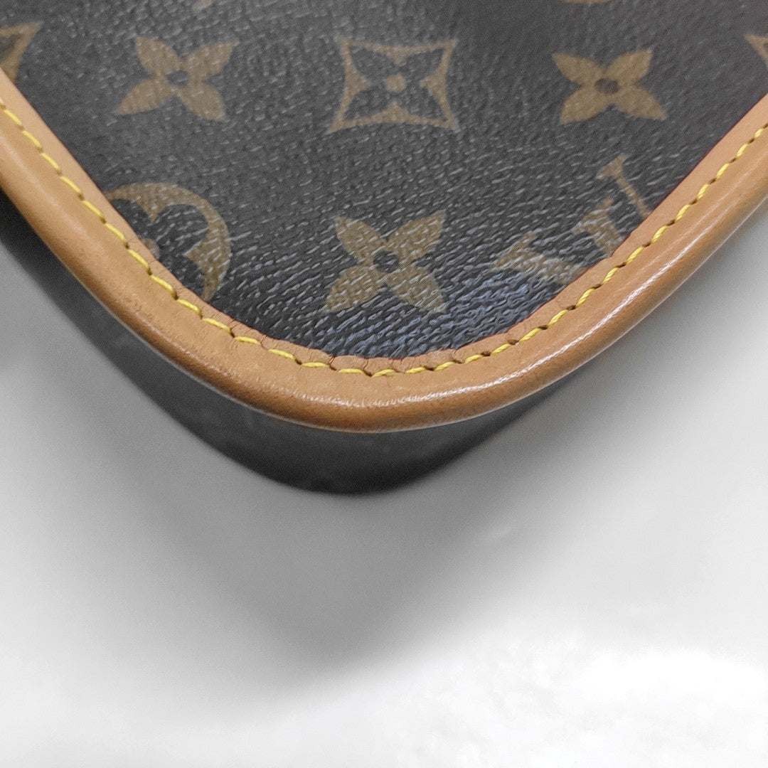 LOUIS VUITTON DIANE Color Block Coated Canvas Monogram Crossbody Handbag Clutch Single Shoulder Bag 2 Straps Golden Hardware-(SKU)-969178669