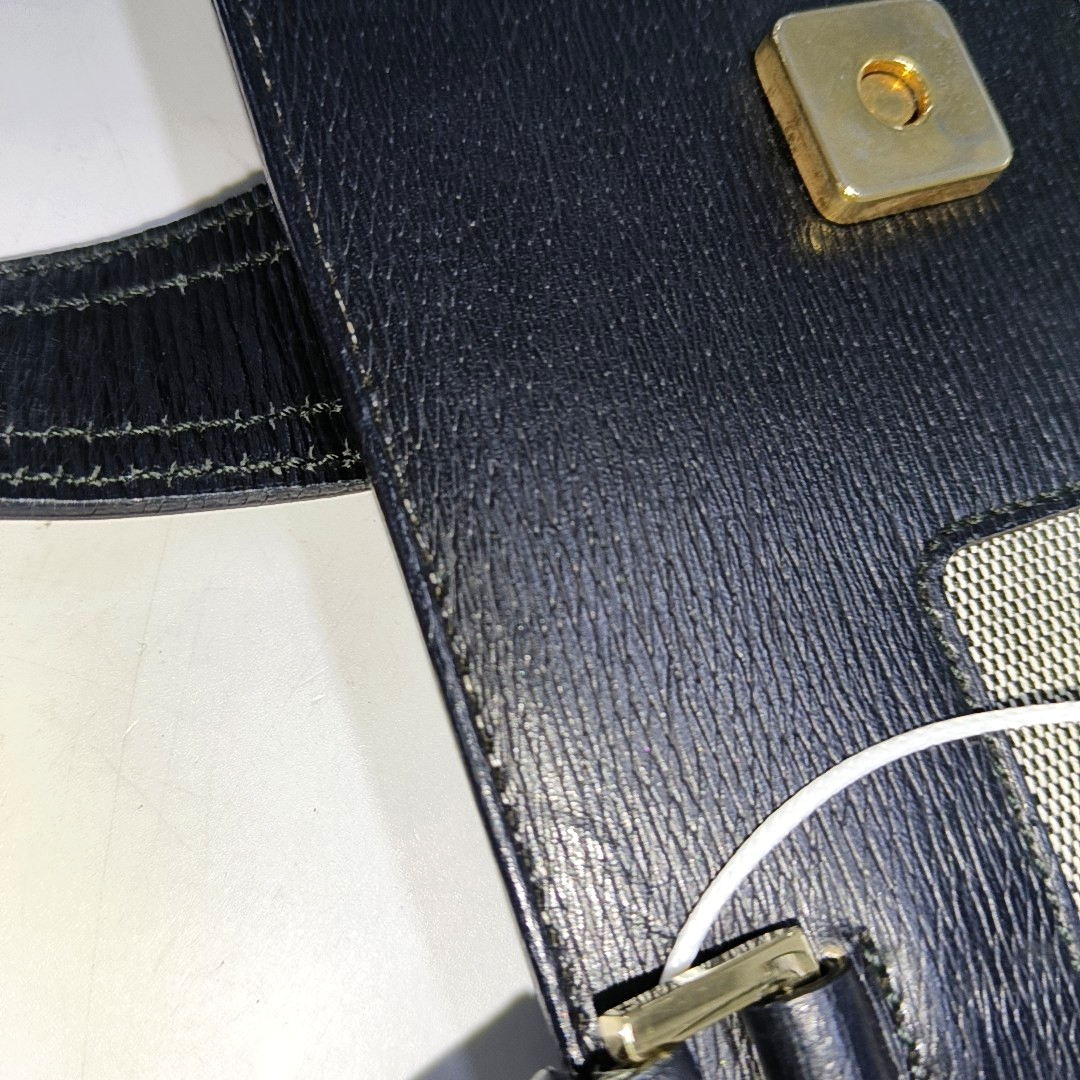 GUCCI Tote bag Gray Fabric Single Shoulder Bag Handbag Silver Hardware-(SKU)-14339231