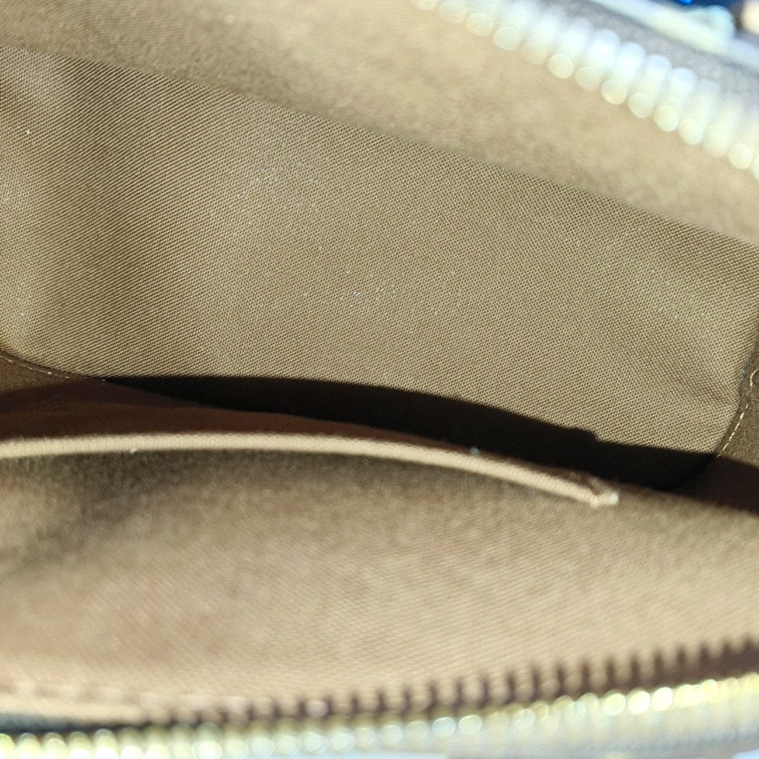 LOUIS VUITTON ALMA BB Brown Coated Canvas Monogram Vernis Shell Bag Single Shoulder Bag Tote Bag Crossbody Bag Gold Hardware Removable Shoulder Strap-(SKU)-963383316