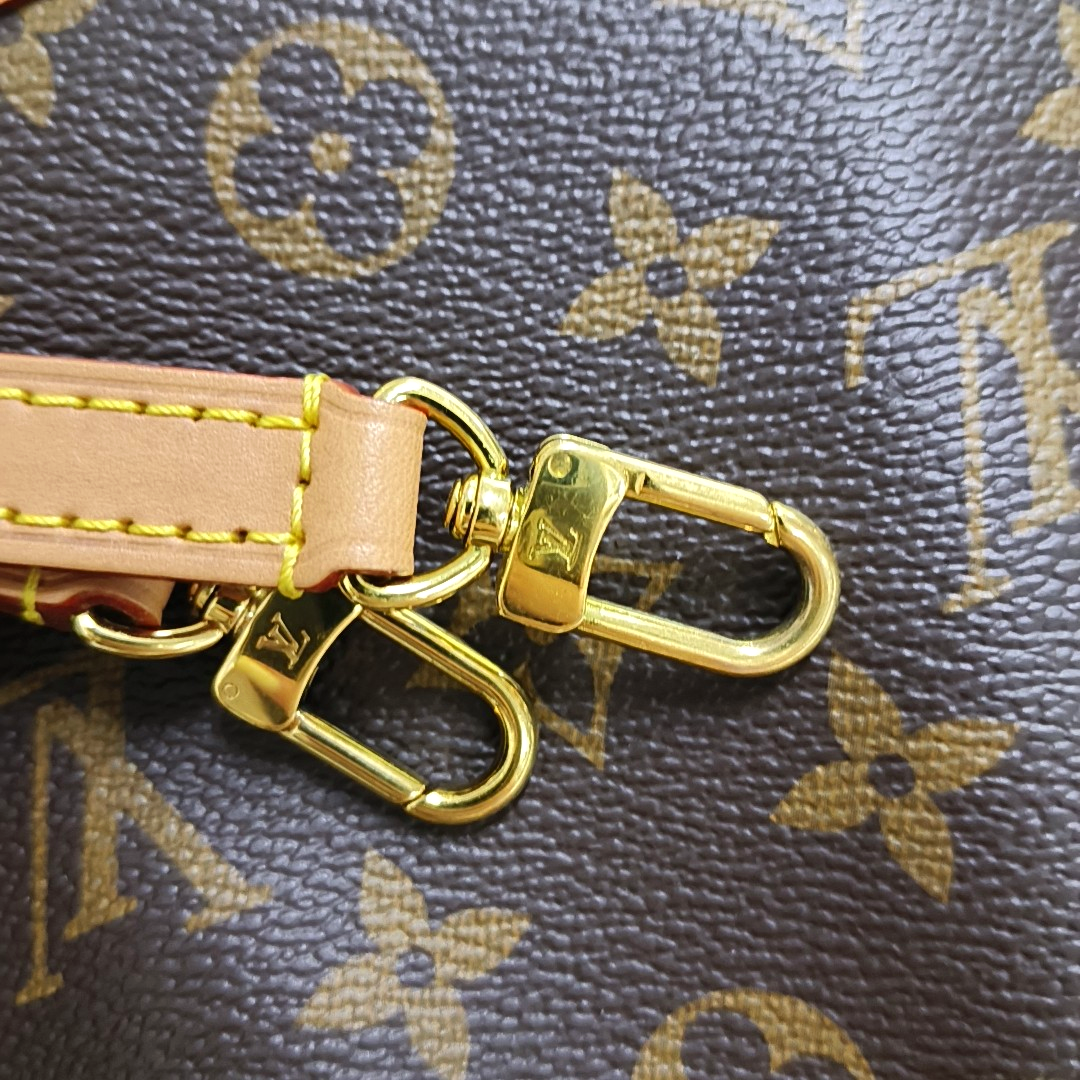 LOUIS VUITTON NOÉ Nano Brown Coated Canvas Monogram Vernis Bucket Bag Shoulder Bag Crossbody Handbag with 2 Detachable Straps-(SKU)-963381502