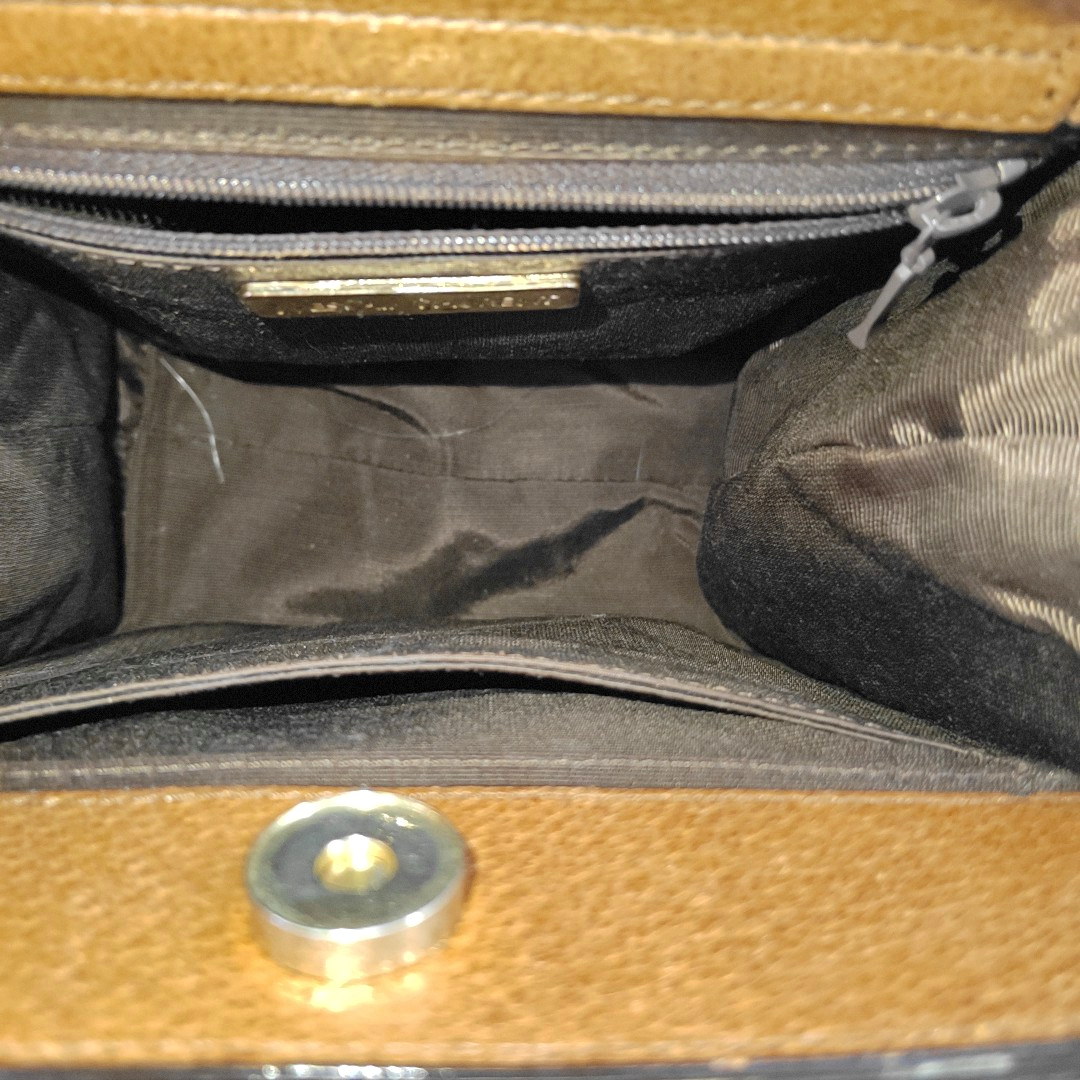 YSL Tote bag Brown Leather Handbag Golden hardware-(SKU)-939231037