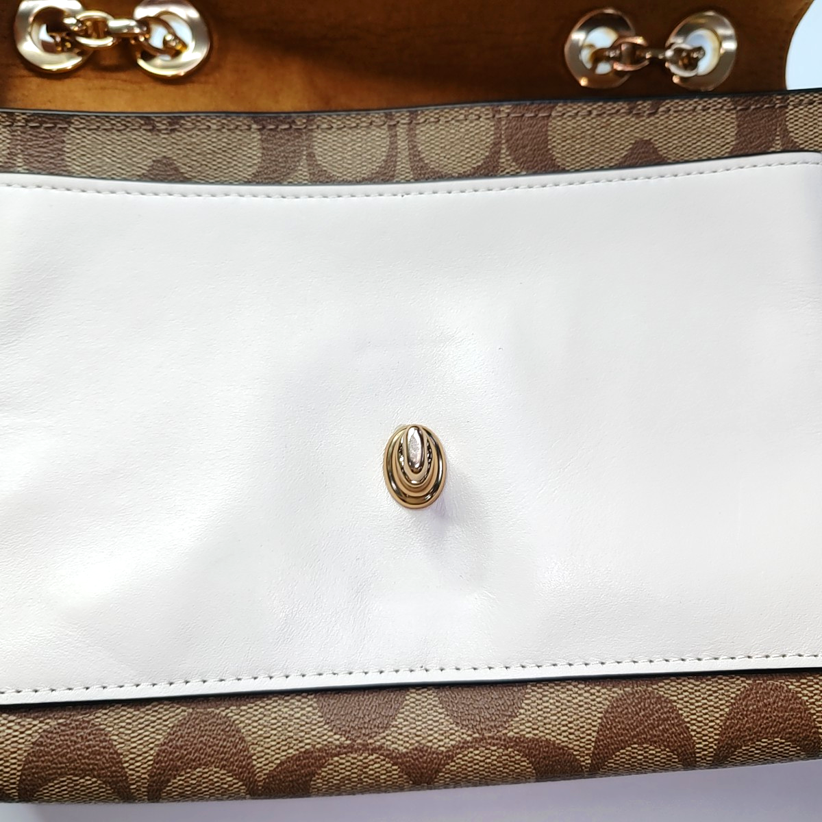 COACH Multicolor Coated Canvas La Vieille Russie Single Shoulder Bag Crossbody Bag Golden hardware-(SKU)-937763825