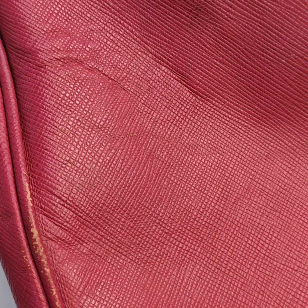 PRADA Galleria Extra Large Pink Cow Leather Logo Crosshatch Killer Bag Handbag Shoulder Bag Crossbody Golden hardware-(SKU)-946380877