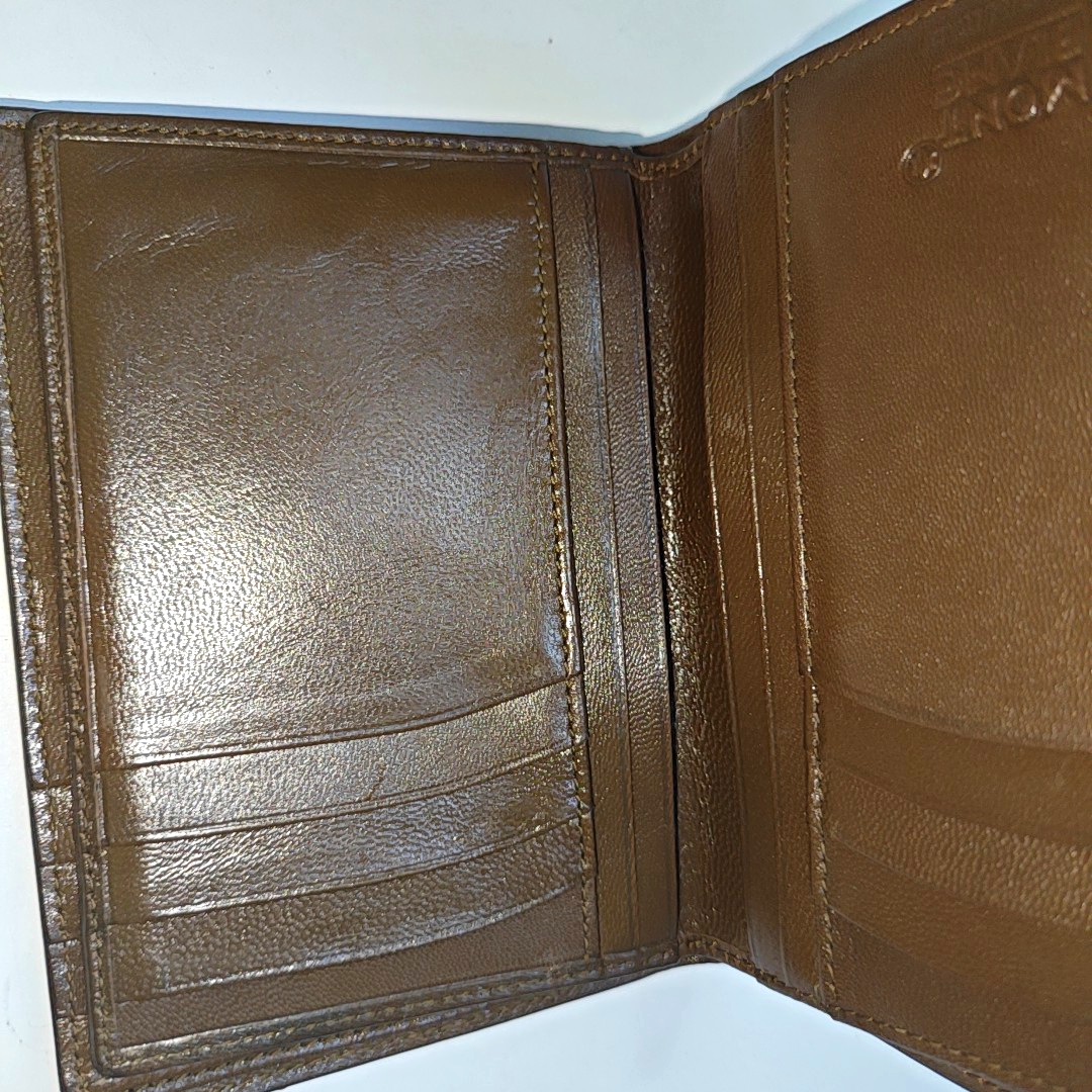 MONTBLANC MeisterstuckBrown Leather Embossed Wallet-(SKU)-936130123
