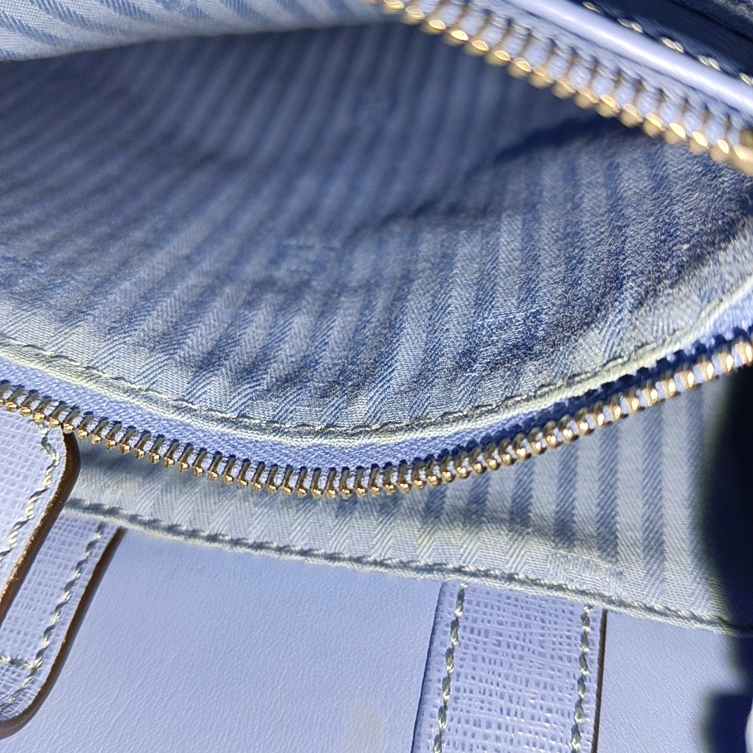 FENDI 2 Jours Small size Blue cowhide crossbody, handbag, shoulder bag Silver Hardware Removable shoulder strap-(SKU)-14510368