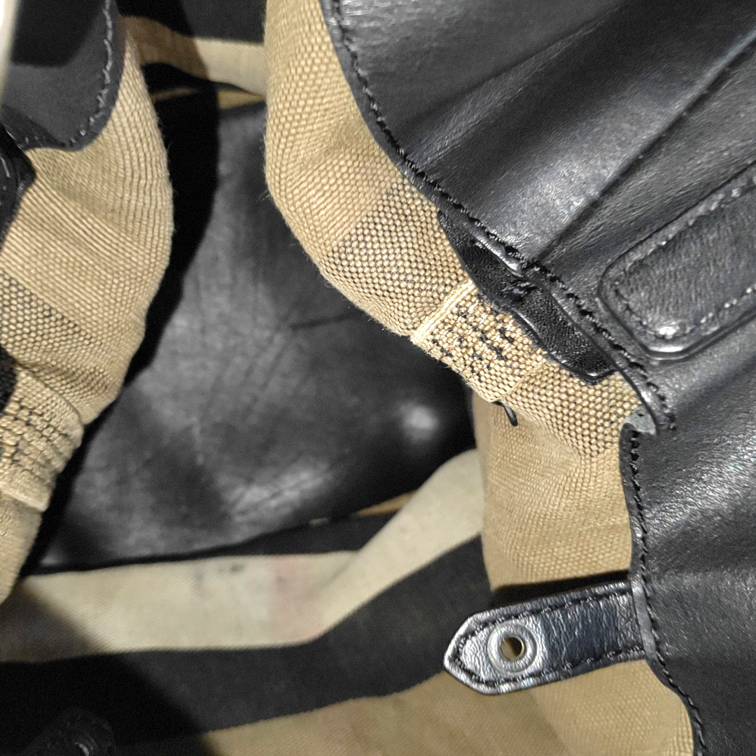 BURBERRY Ashby Medium size Brown Canvas Single Shoulder Bag Tote Sling Ruthenium color hardware Pouch detachable shoulder strap-(SKU)-14097455