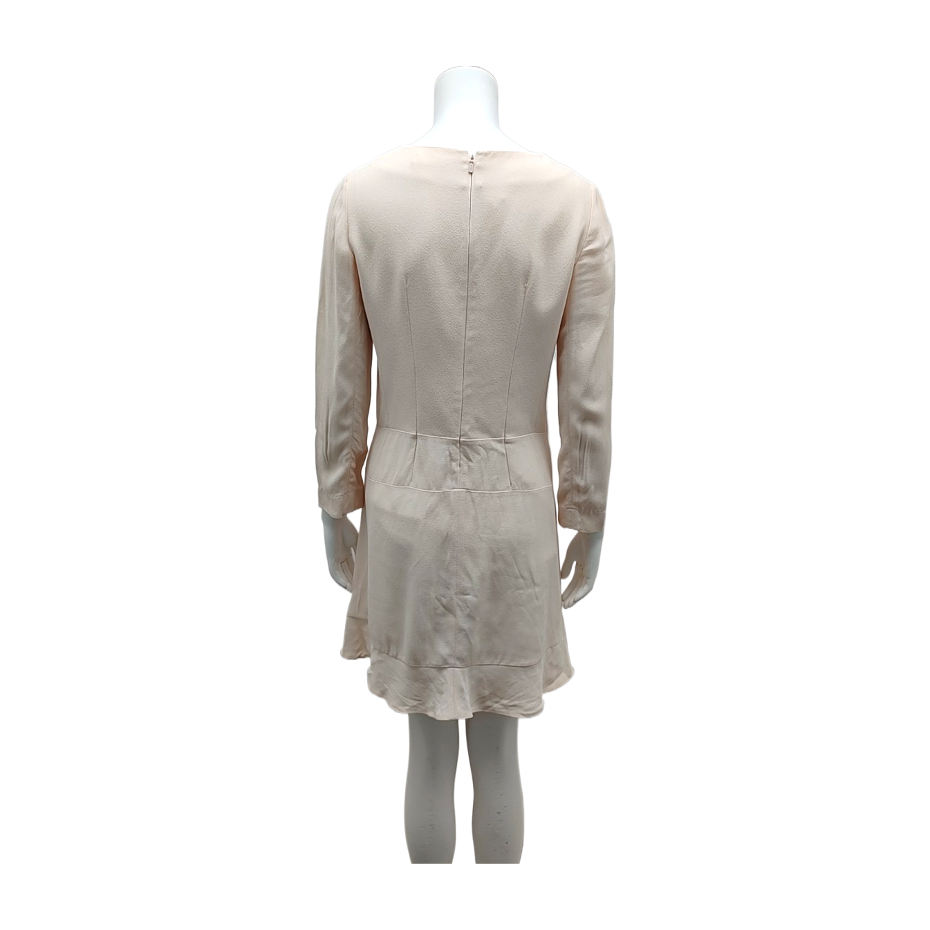 Chloé Scode Summer Pink Acrylic Long Sleeve Mid-Length Dress-(SKU)-14115113