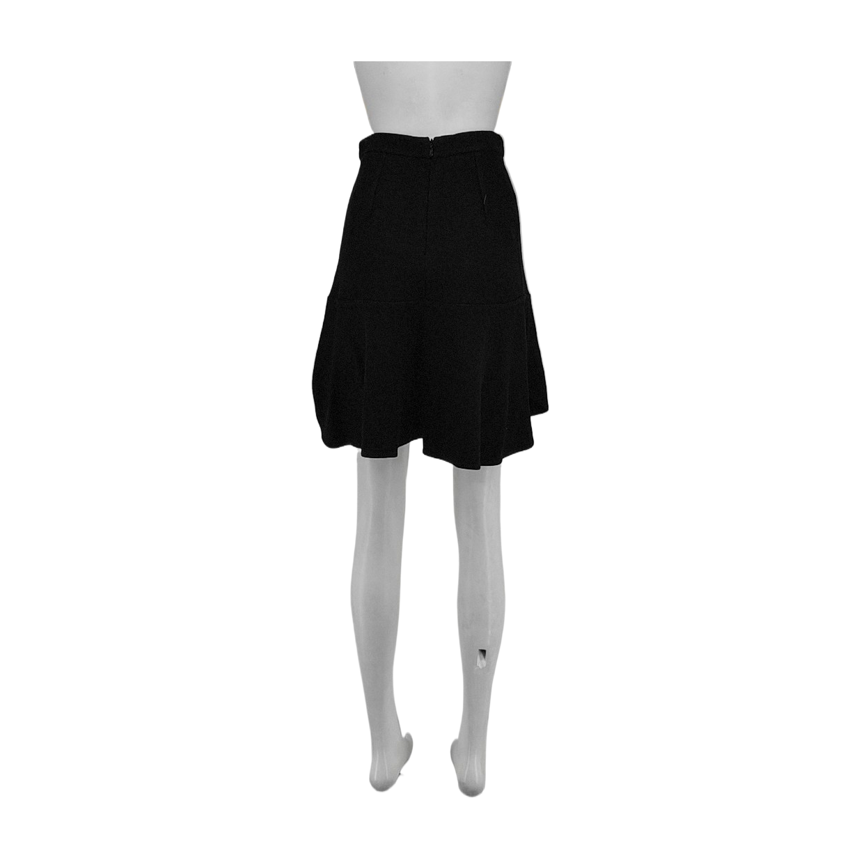 Chloé XScode Autumn and Spring Black Rayon Ladies Half Skirt-(SKU)-935901087
