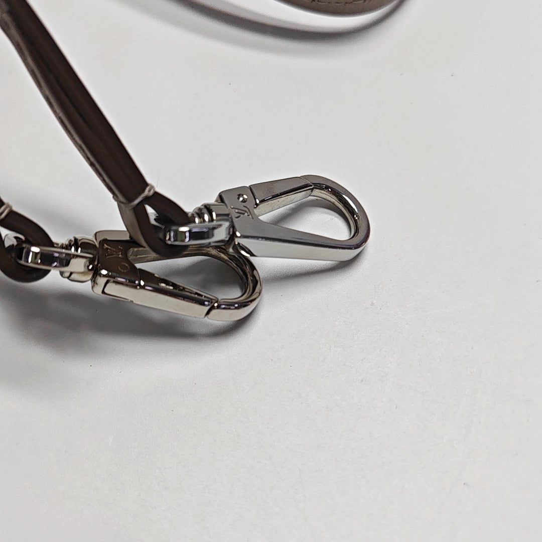 LOUIS VUITTON HINA Small Grey Calfskin Monogram Vernis Crossbody Bag Shoulder Bag Handbag Removable Strap Silver Hardware Pockets-(SKU)-970320254