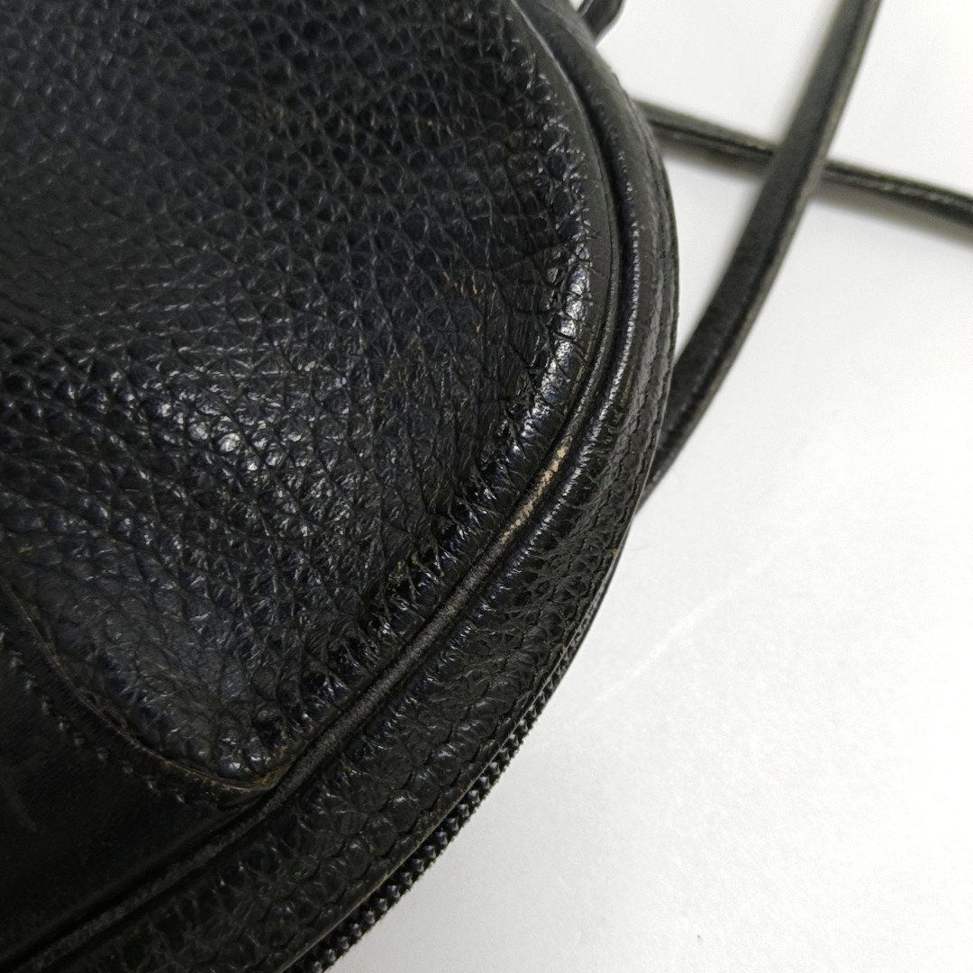 DIOR Black Coated Canvas Crossbody Bag Single Shoulder Bag Silver Hardware-(SKU)-945838220