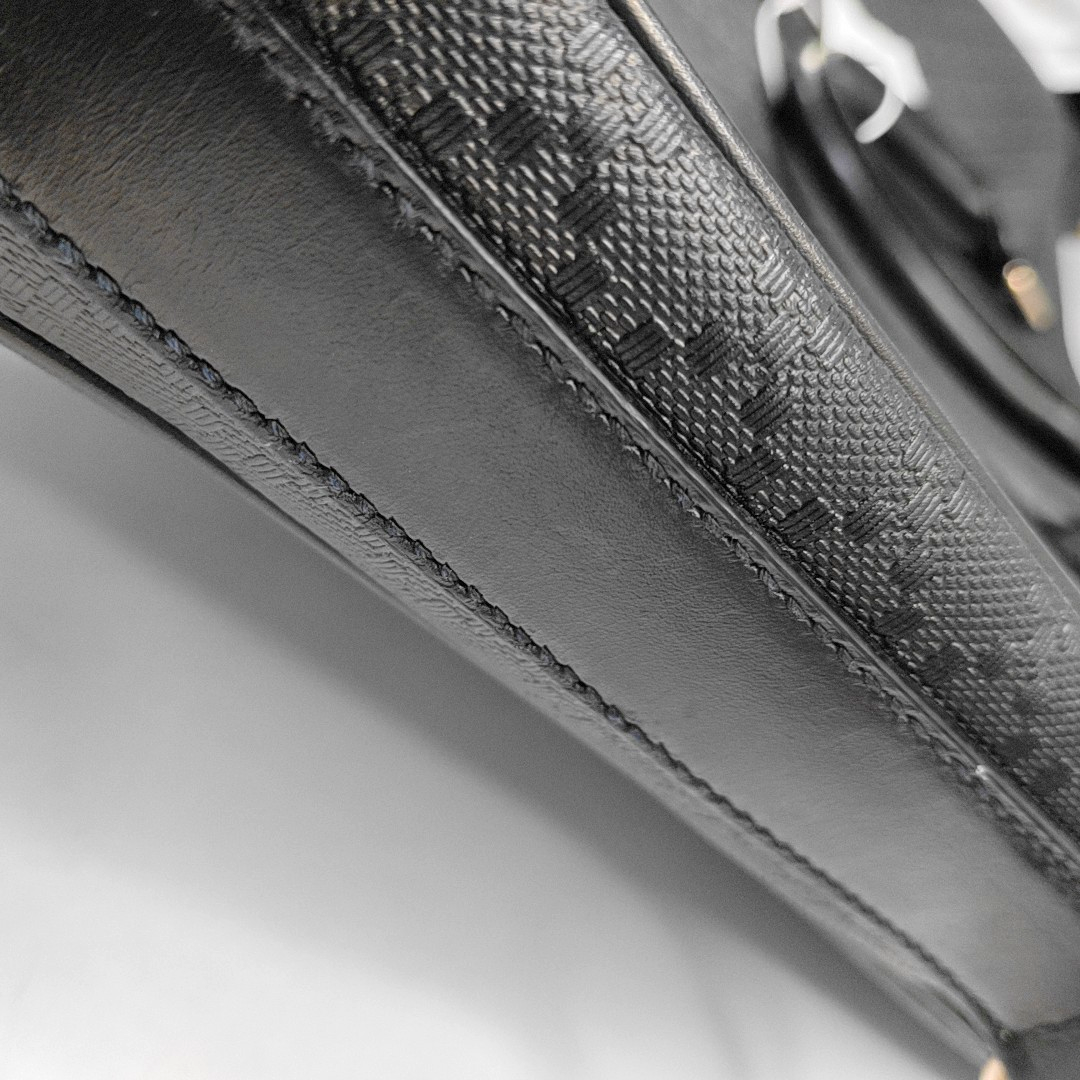 GUCCI GG Imprime Black cowhide tote bag Silver Hardware-(SKU)-950646156