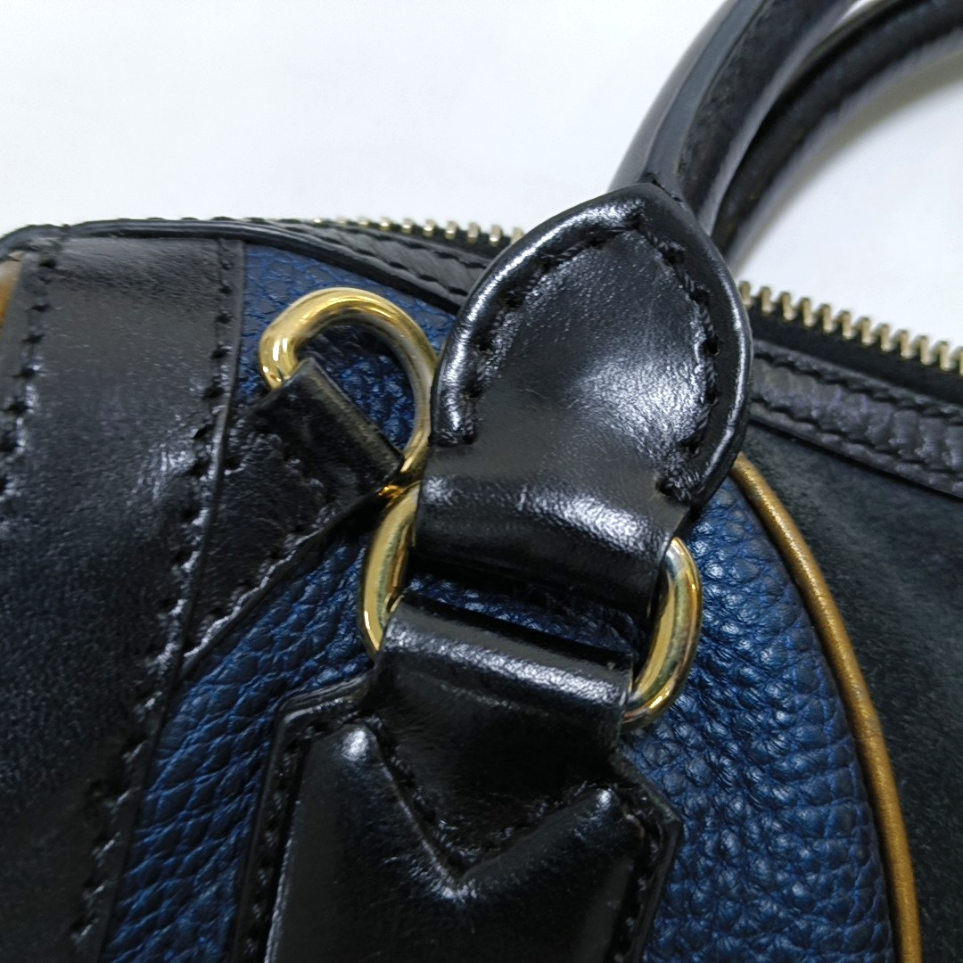 BURBERRY Tote bag Black leather handbag Golden Silver Hardware-(SKU)-955892032