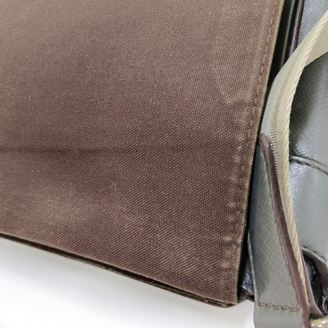 LOUIS VUITTON ROMAN Grey Cowhide Crossbody Bag Silver Hardware-(SKU)-954717295