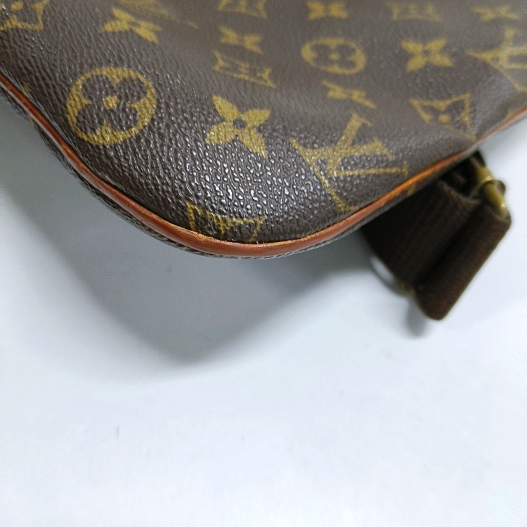 LOUIS VUITTON BOSPHORE Brown Coated Canvas Monogram Single Shoulder Bag Crossbody Golden hardware-(SKU)-950950997