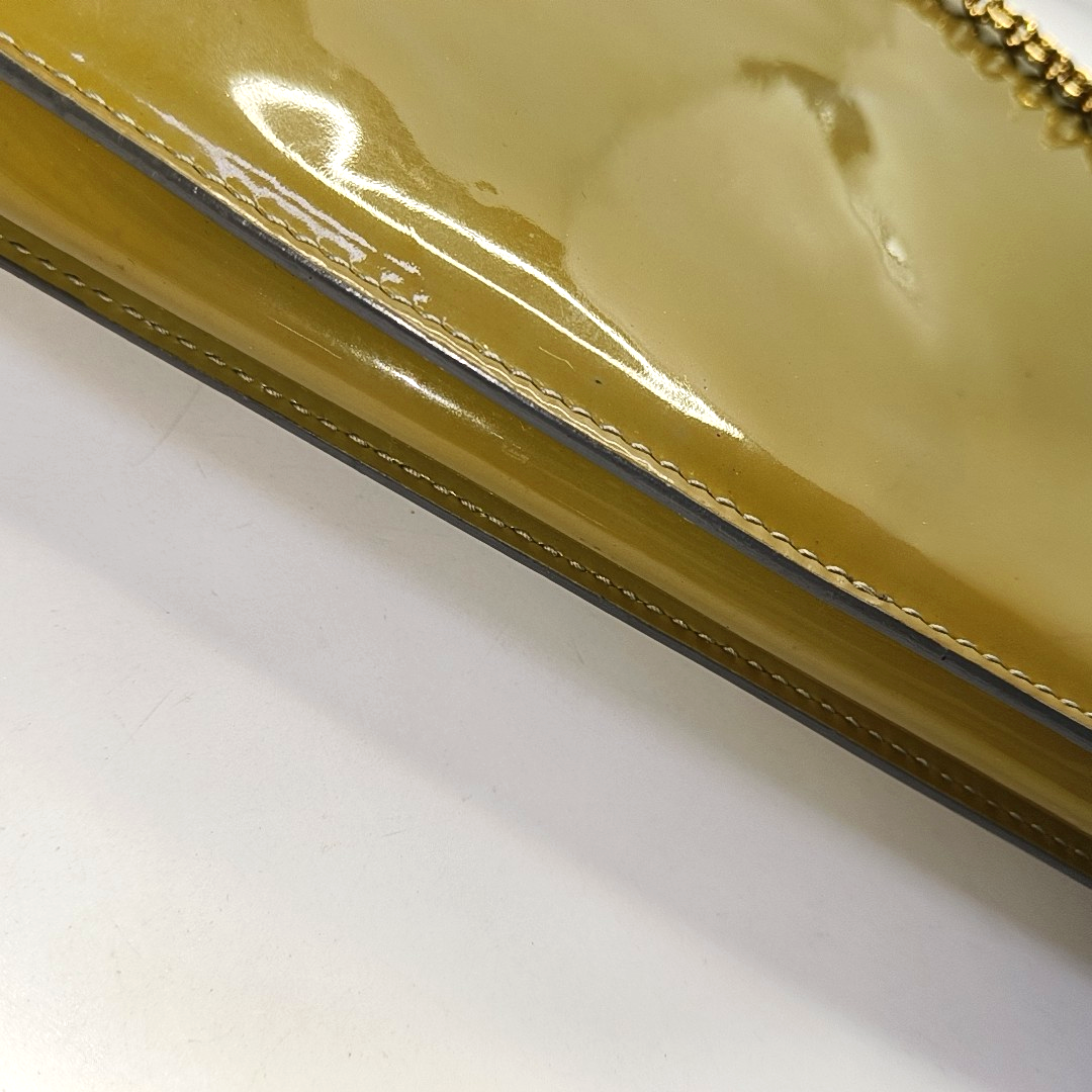 FERRAGAMO Ginny Green Cowhide Single Shoulder Bag Crossbody Golden hardware-(SKU)-942638146